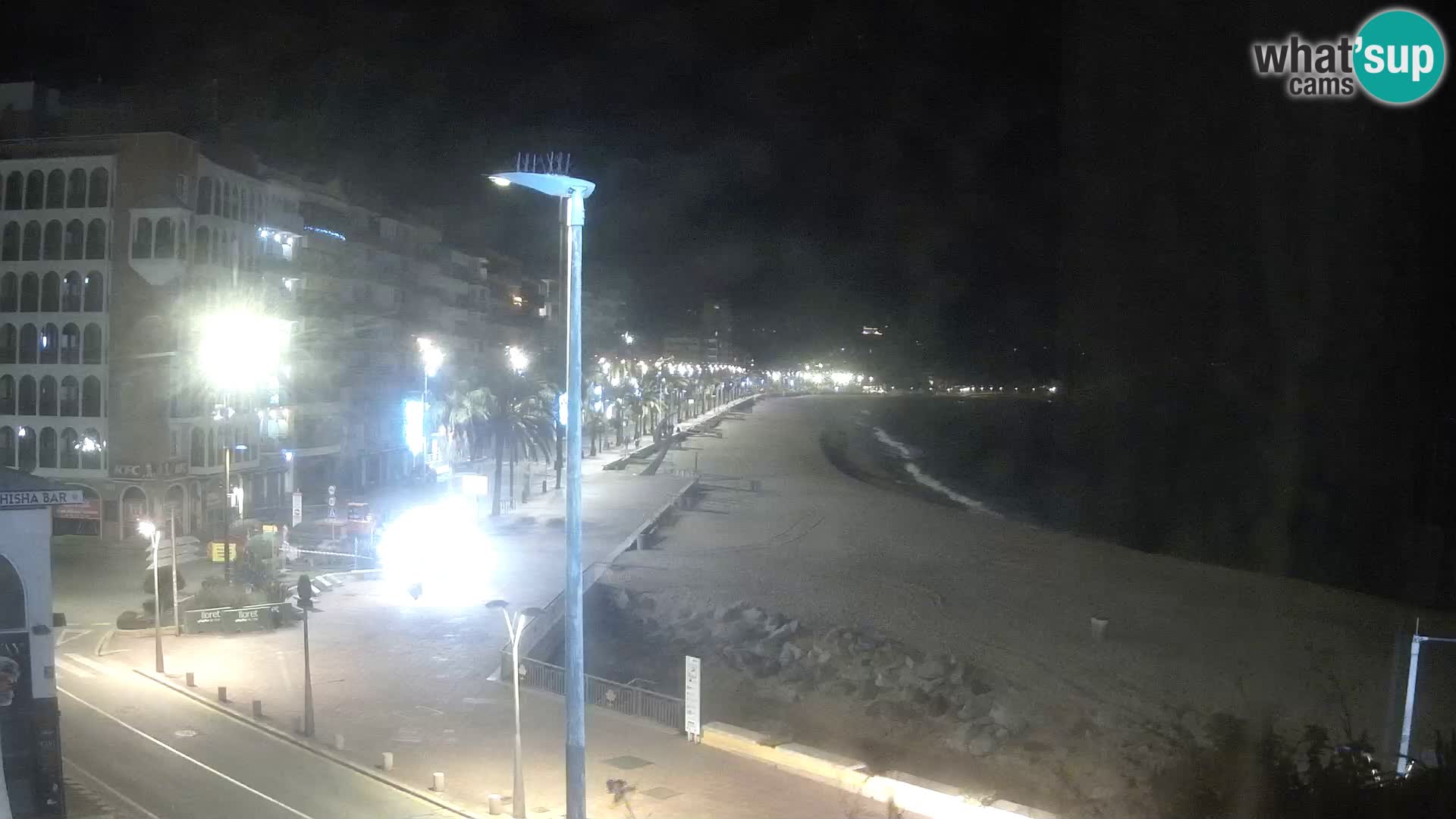 Webcam Lloret de Mar – the main beach – – Costa Brava – Spain