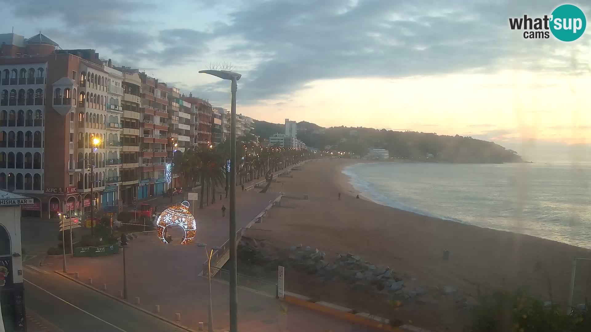 Web kamera Lloret de Mar – plaža