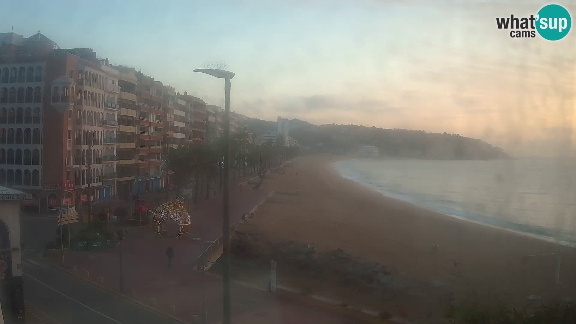 Webcam Lloret de Mar – the main beach – – Costa Brava – Spain