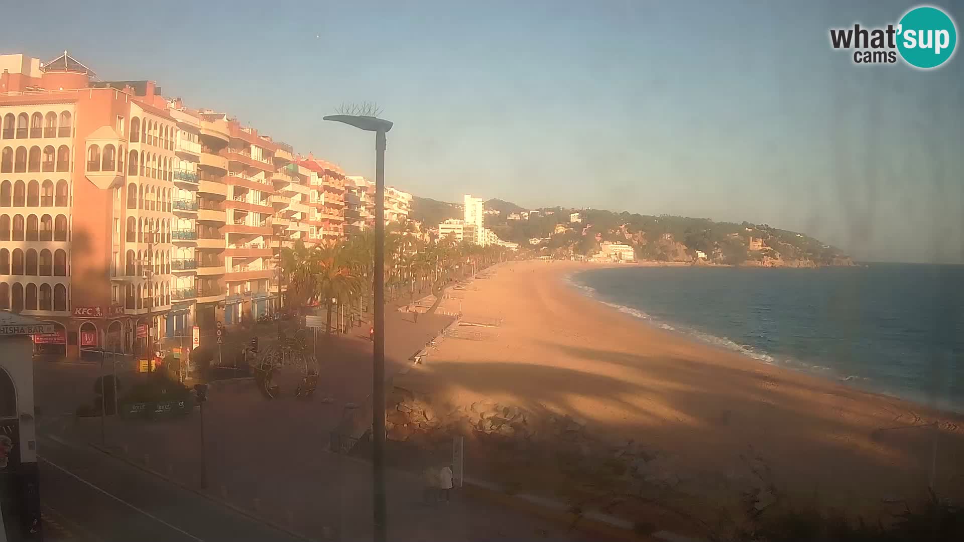 Webcam Lloret de Mar – the main beach – – Costa Brava – Spain