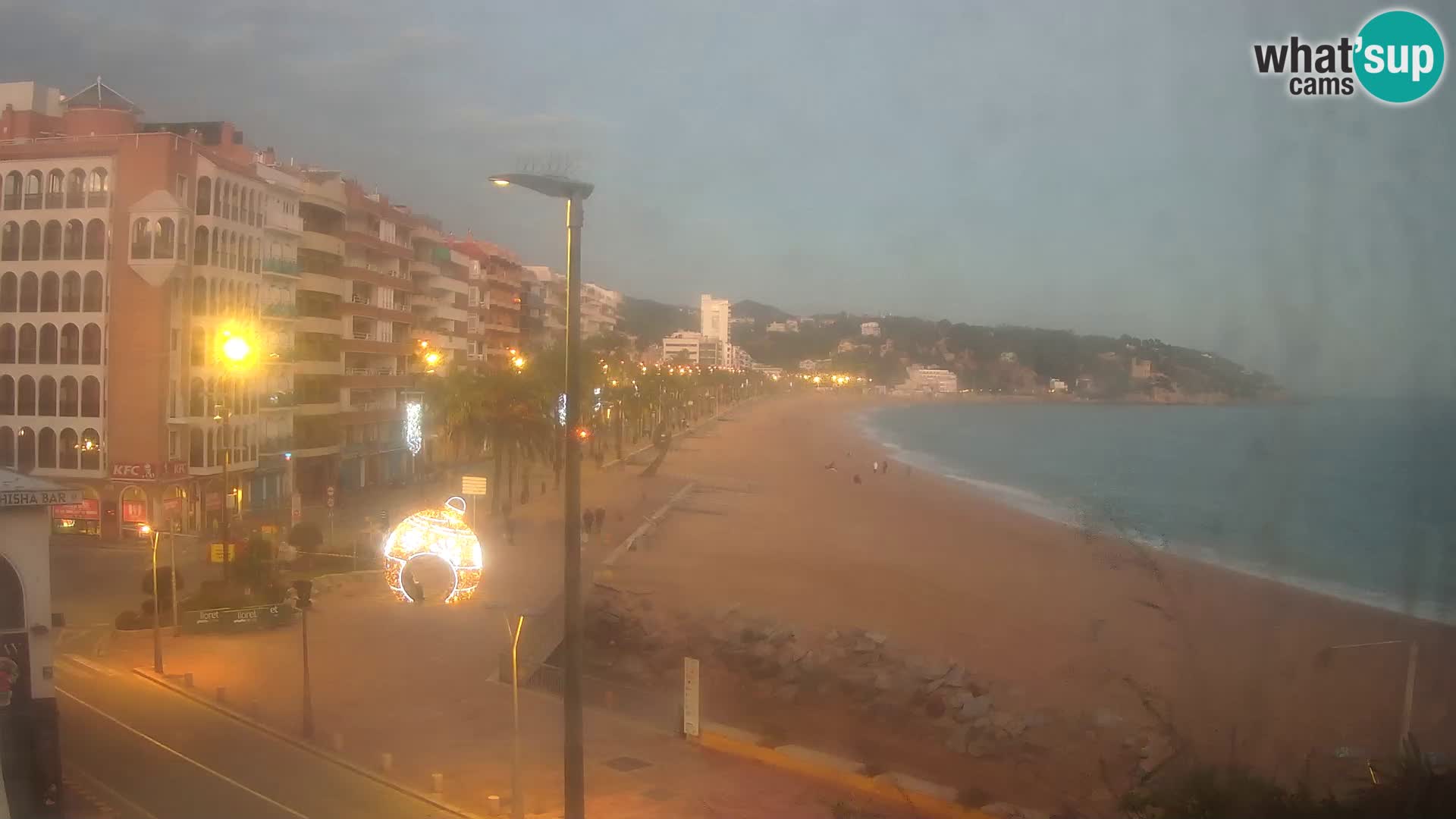 Webcam Lloret de Mar – the main beach – – Costa Brava – Spain