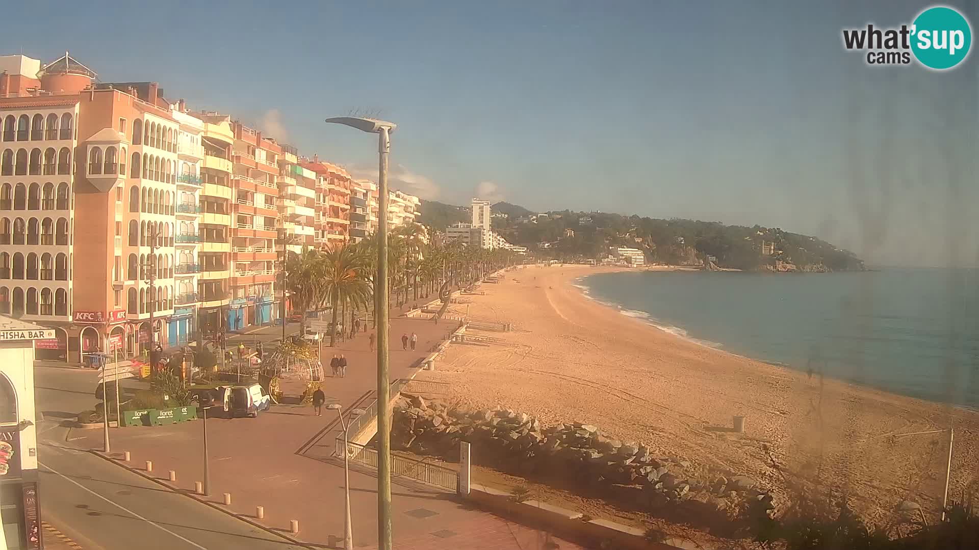 Webcam Lloret de Mar – the main beach – – Costa Brava – Spain