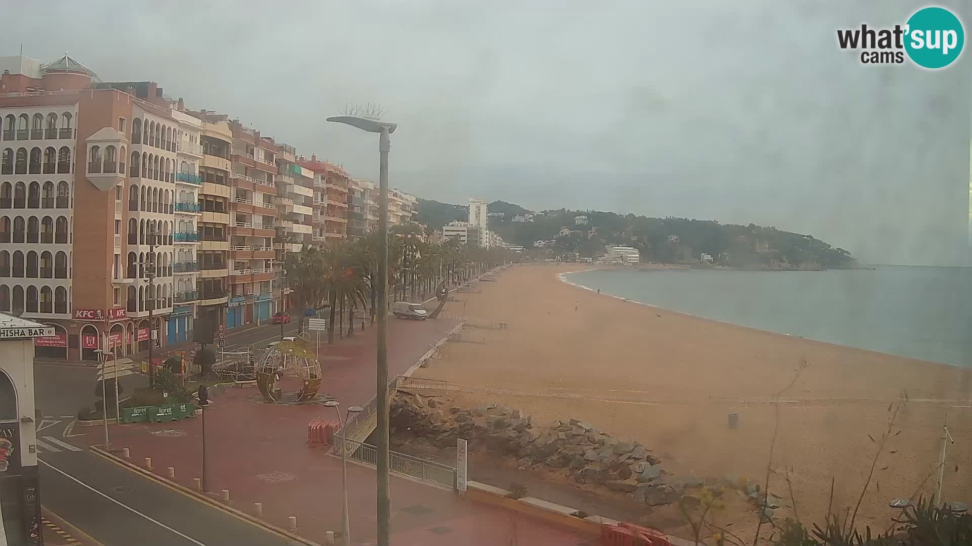 Webcam Lloret de Mar – the main beach – – Costa Brava – Spain