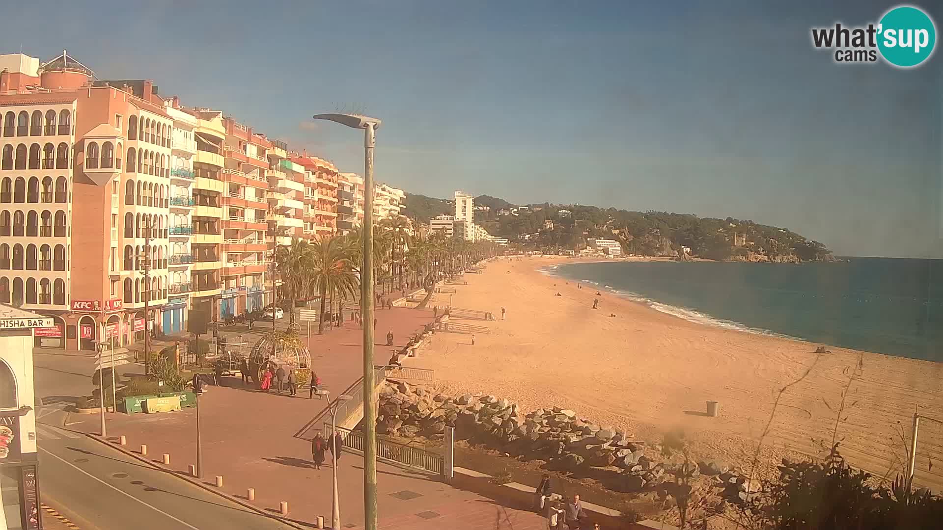 Web kamera Lloret de Mar – plaža