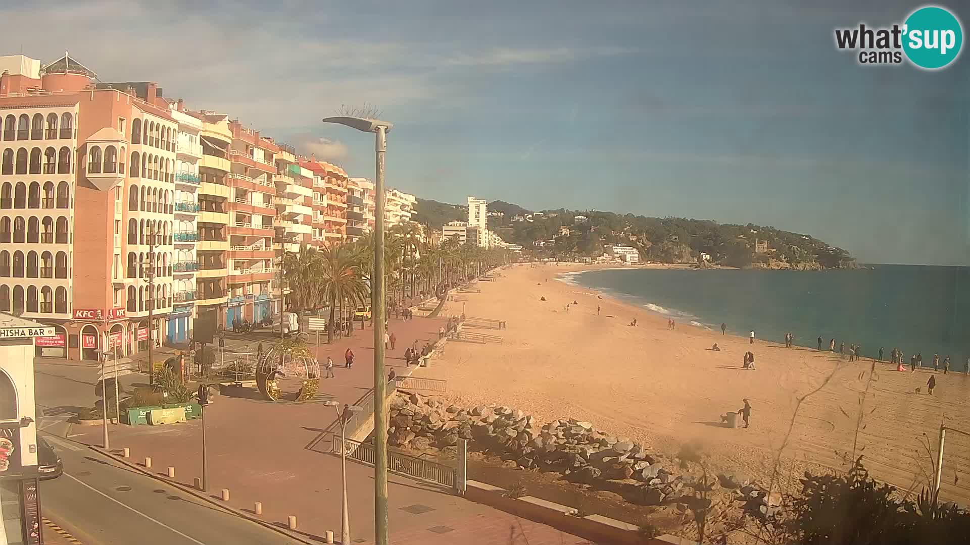 Web kamera Lloret de Mar – plaža