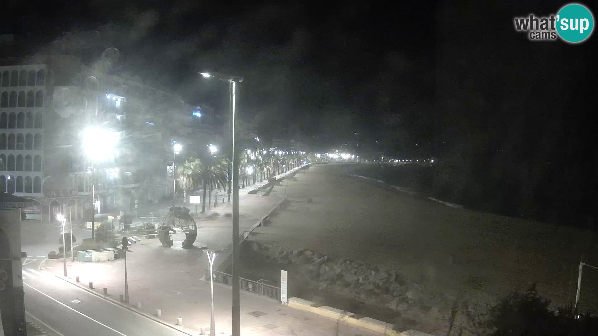 Webcam Lloret de Mar – the main beach – – Costa Brava – Spain