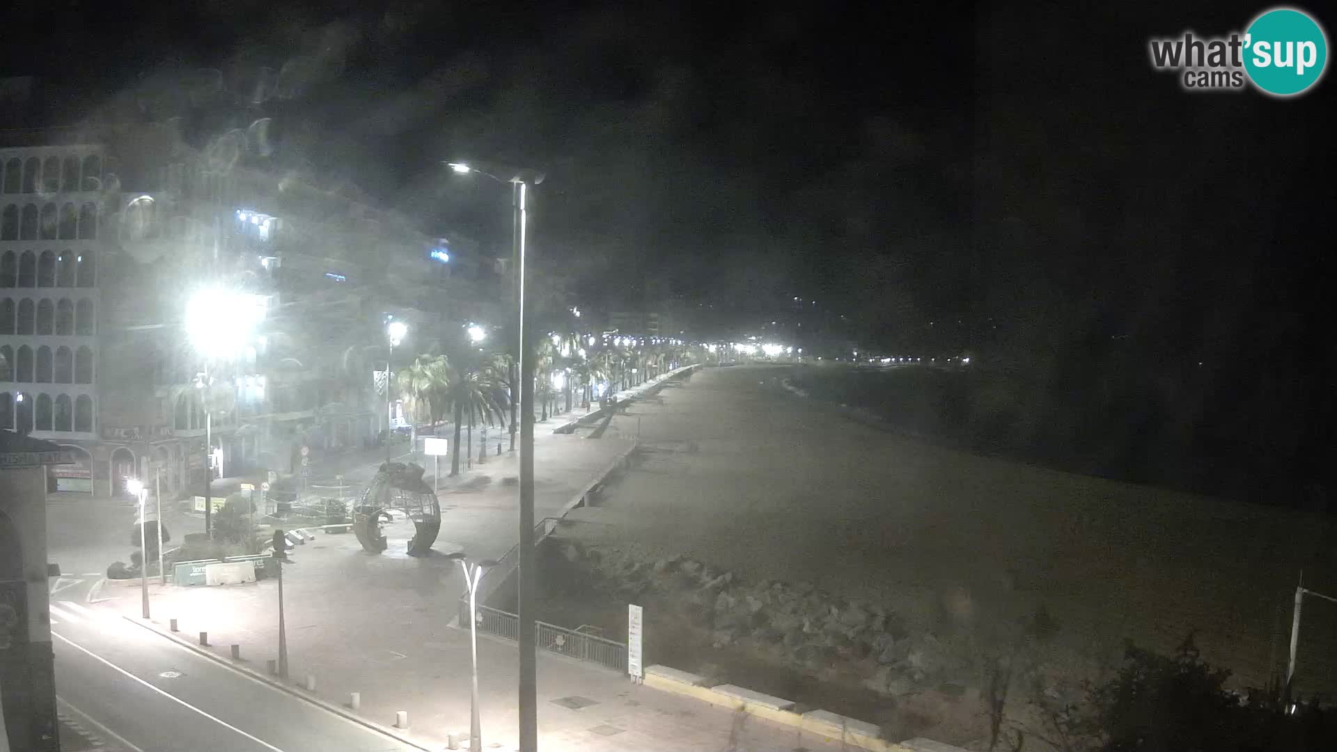 Webcam Lloret de Mar – the main beach – – Costa Brava – Spain