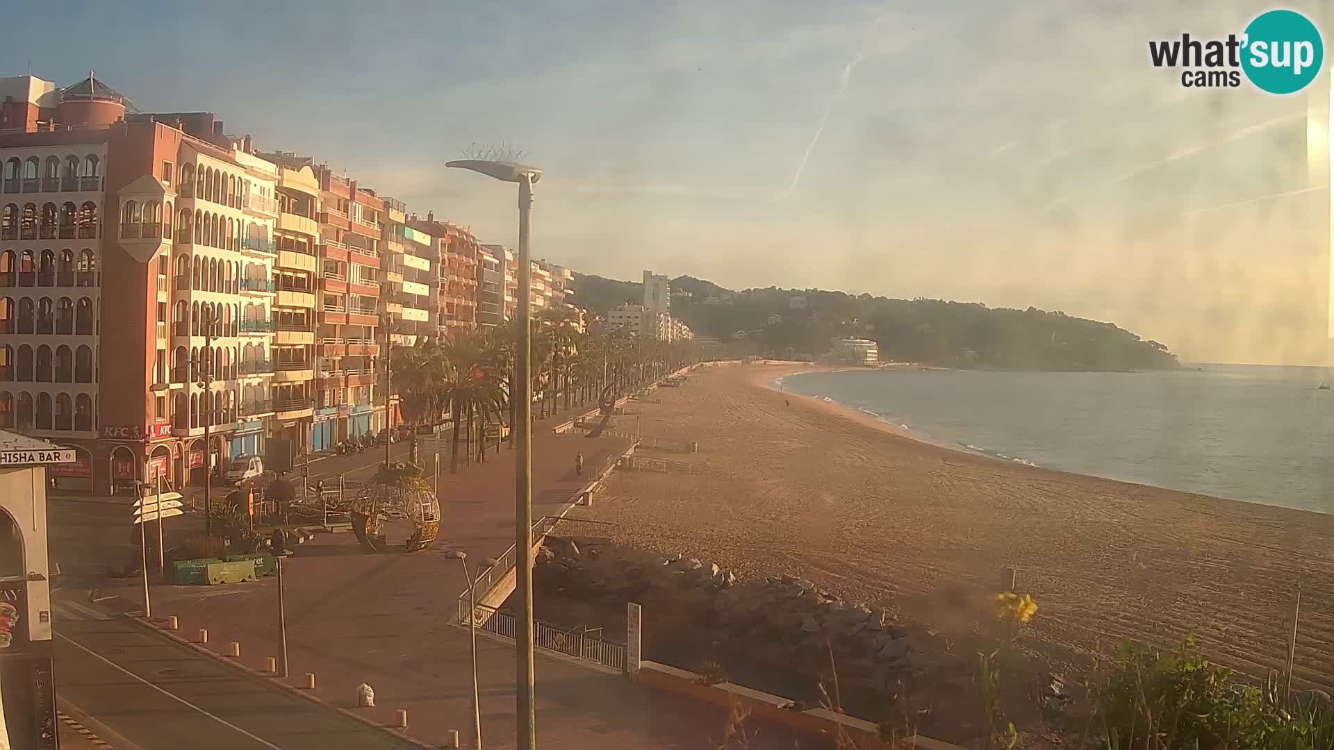 Webcam Lloret de Mar – the main beach – – Costa Brava – Spain