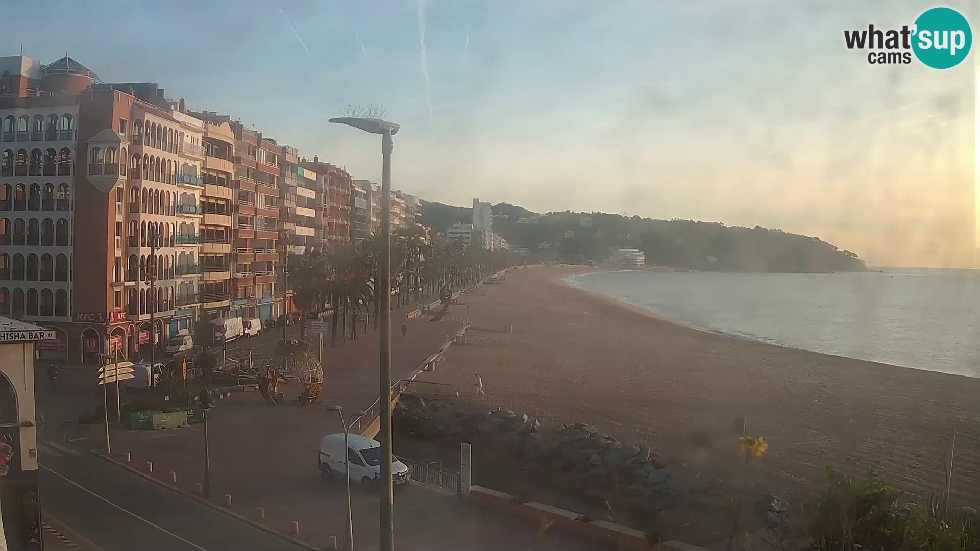 Webcam Lloret de Mar – the main beach – – Costa Brava – Spain