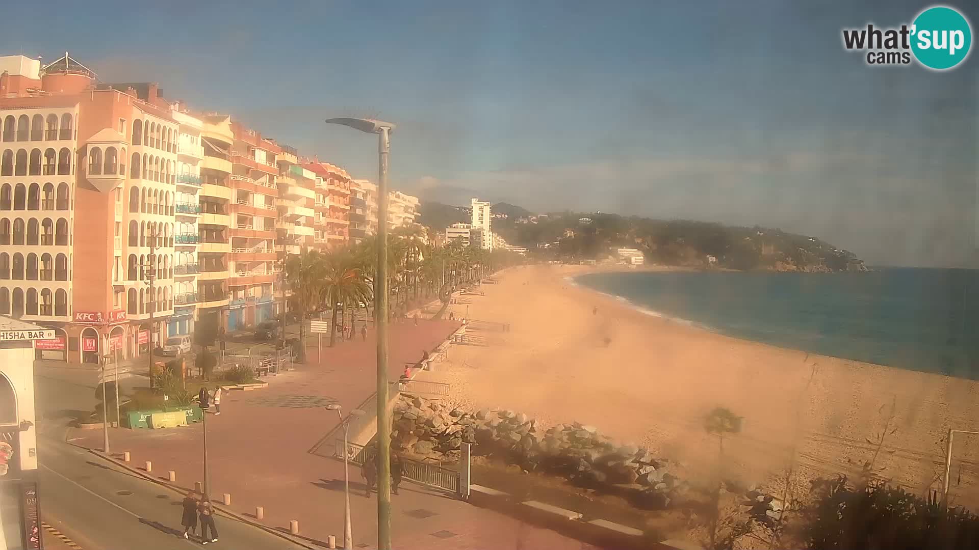 Web kamera Lloret de Mar – plaža