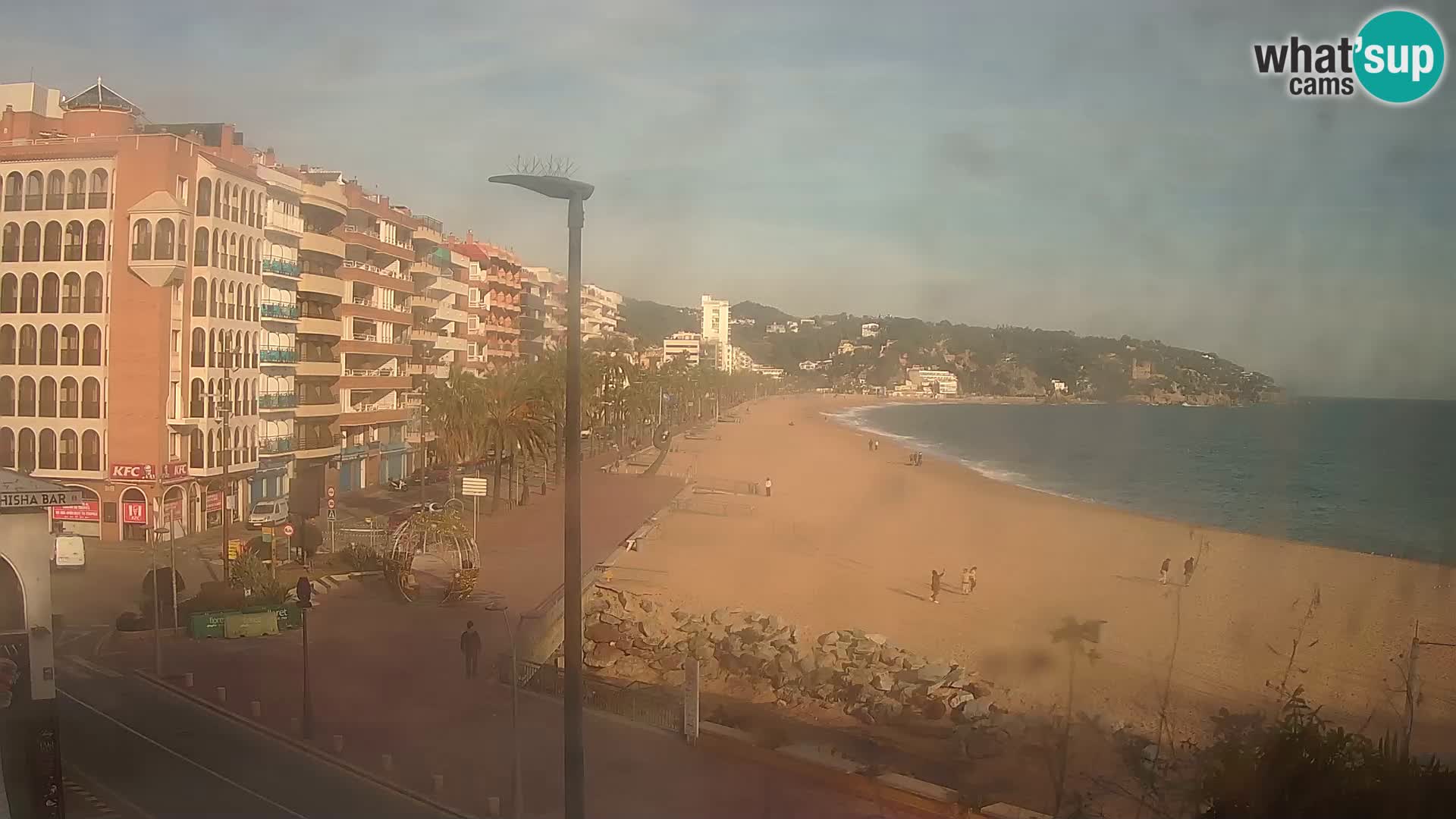 Webcam Lloret de Mar – the main beach – – Costa Brava – Spain