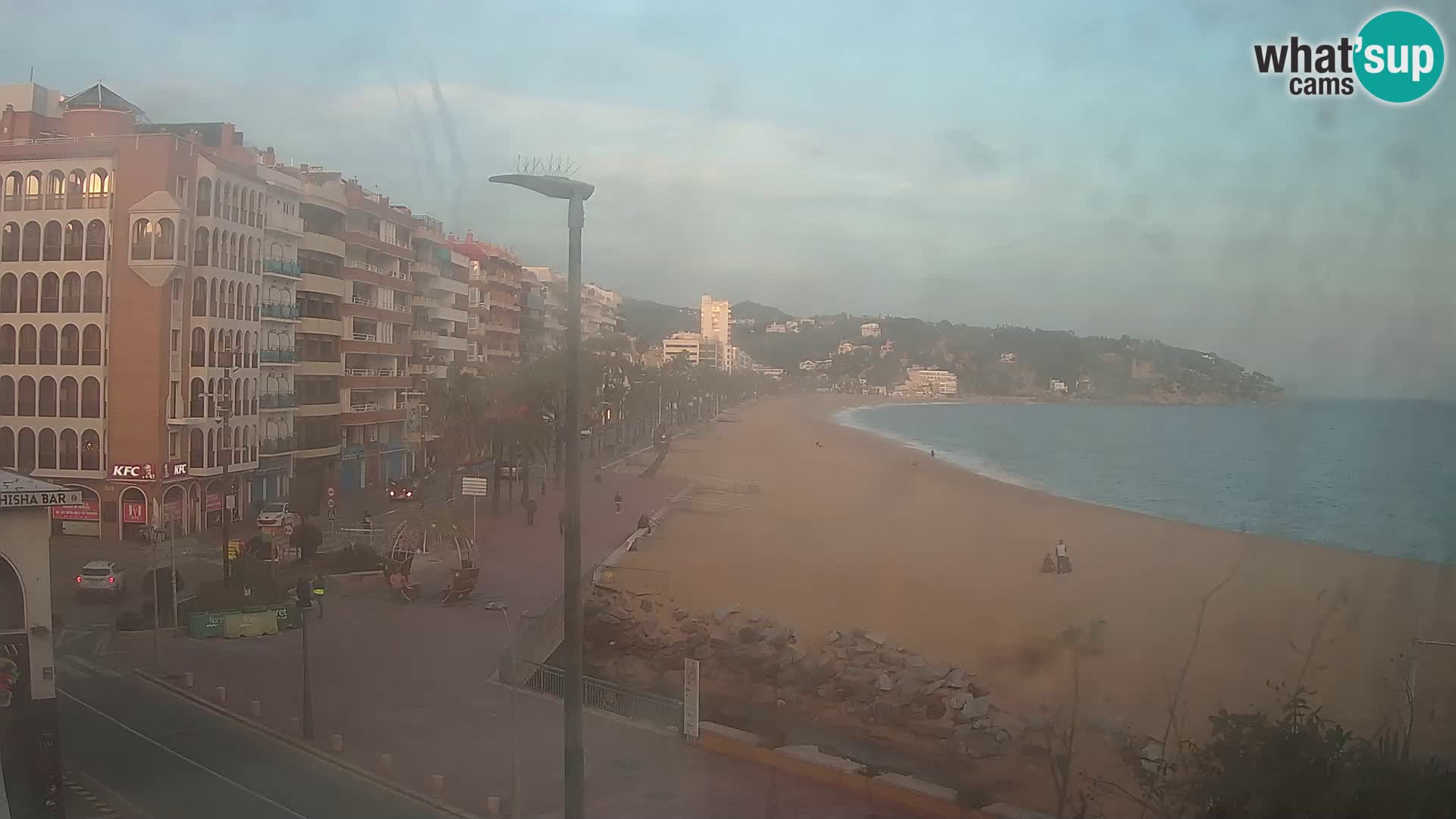 Webcam Lloret de Mar – the main beach – – Costa Brava – Spain