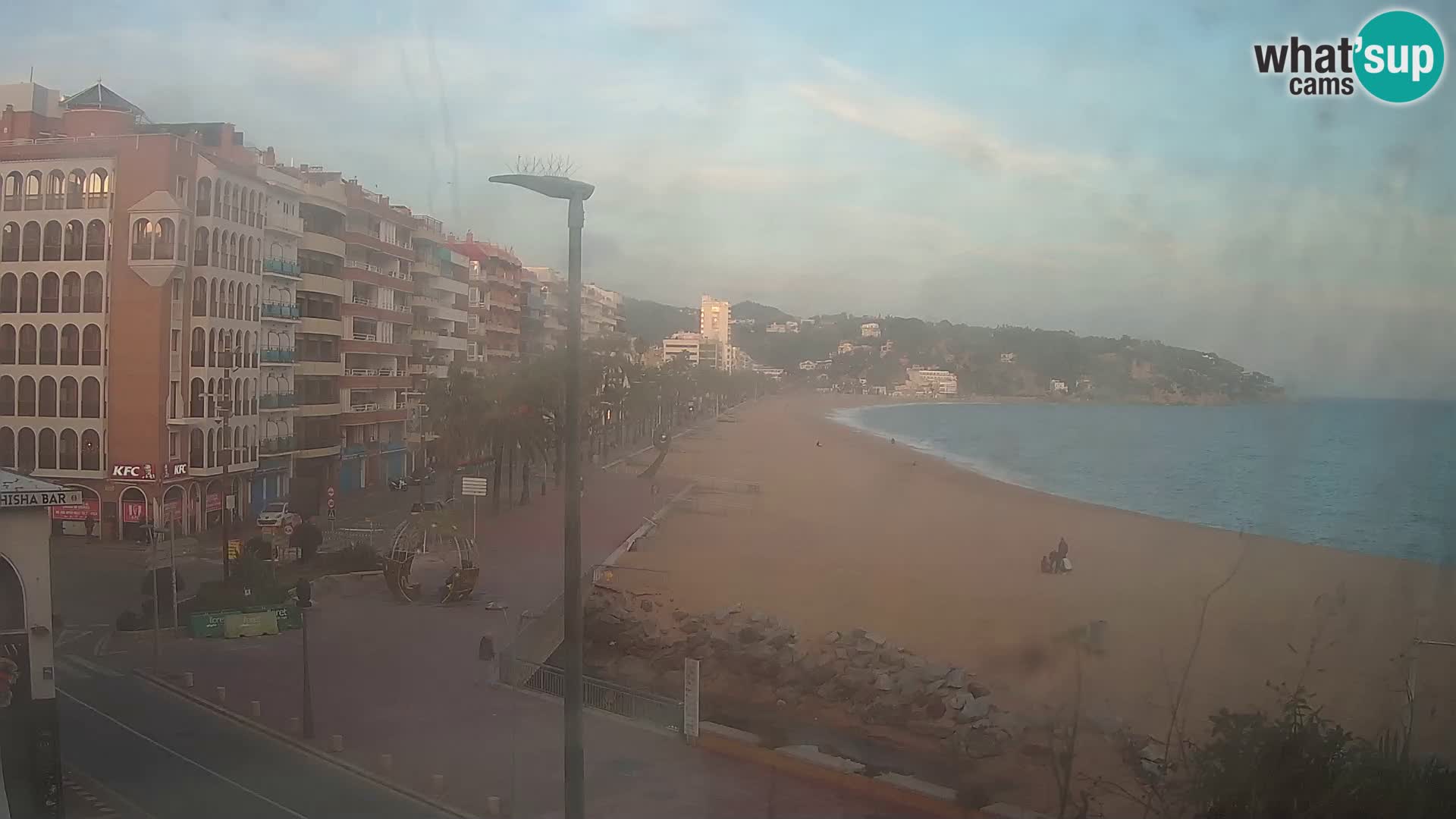 Webcam Lloret de Mar – the main beach – – Costa Brava – Spain