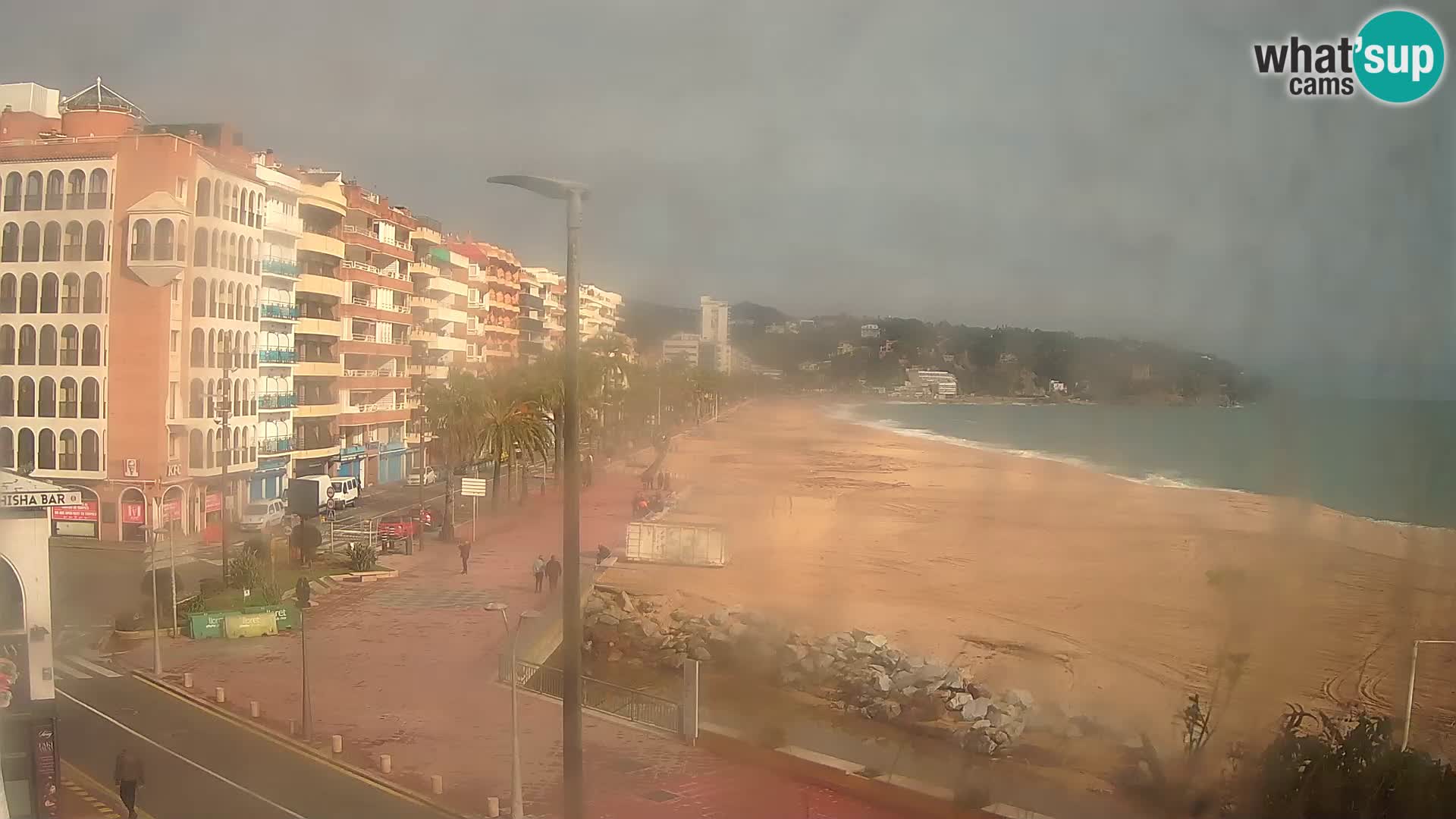 Webcam Lloret de Mar – the main beach – – Costa Brava – Spain