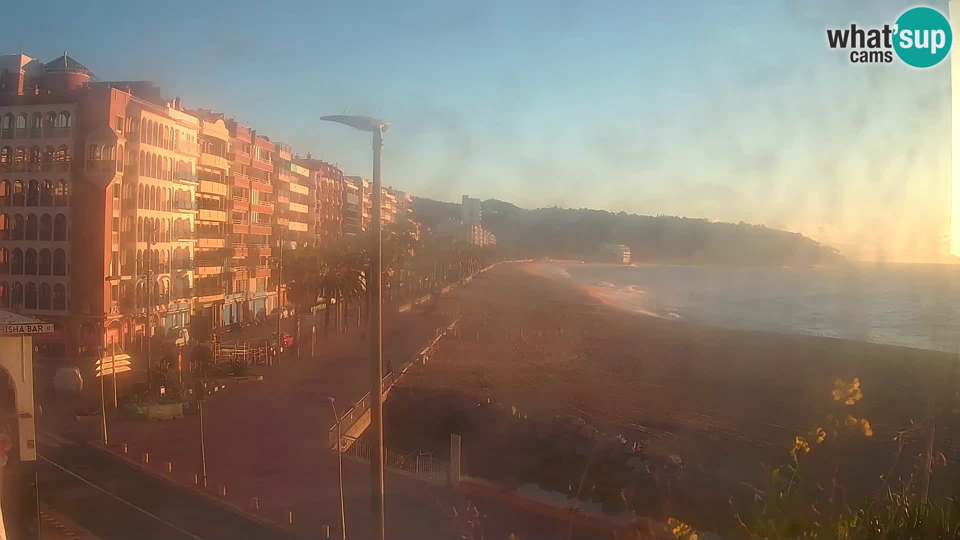 Webcam Lloret de Mar – the main beach – – Costa Brava – Spain