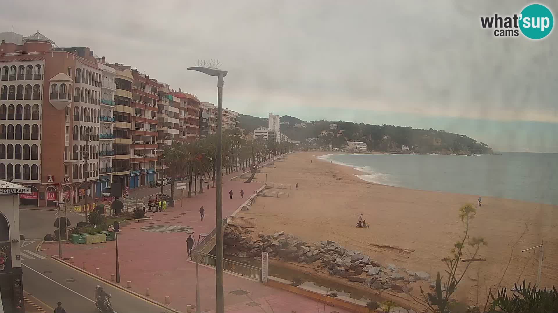 Webcam Lloret de Mar – the main beach – – Costa Brava – Spain