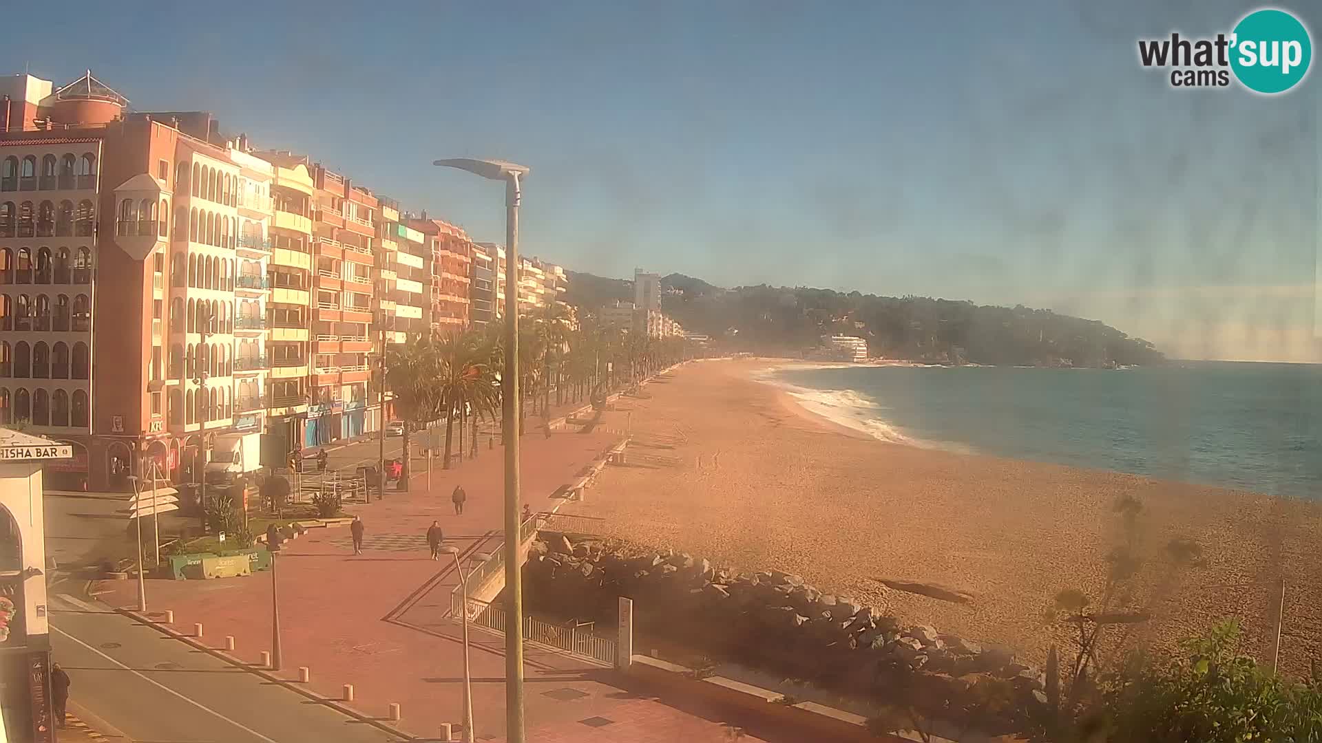 Webcam Lloret de Mar – the main beach – – Costa Brava – Spain