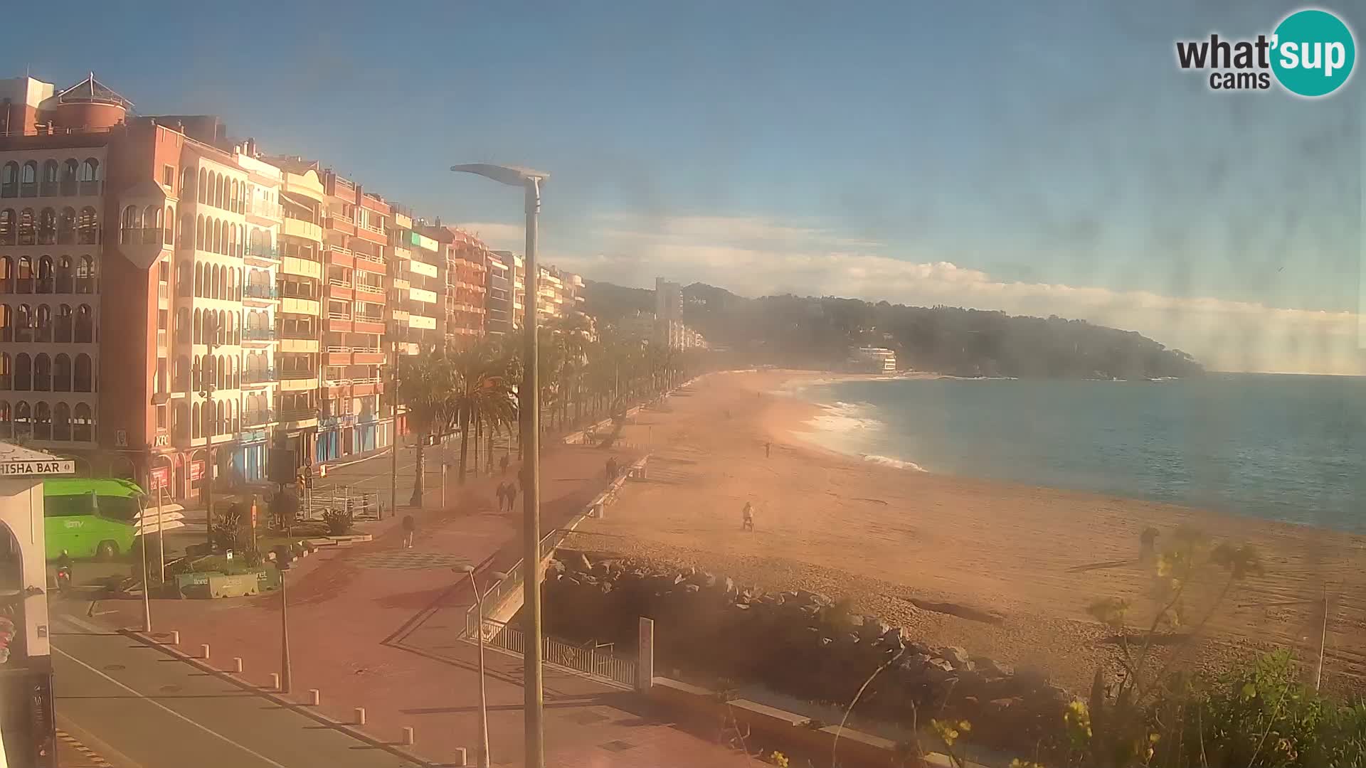 Webcam Lloret de Mar – the main beach – – Costa Brava – Spain