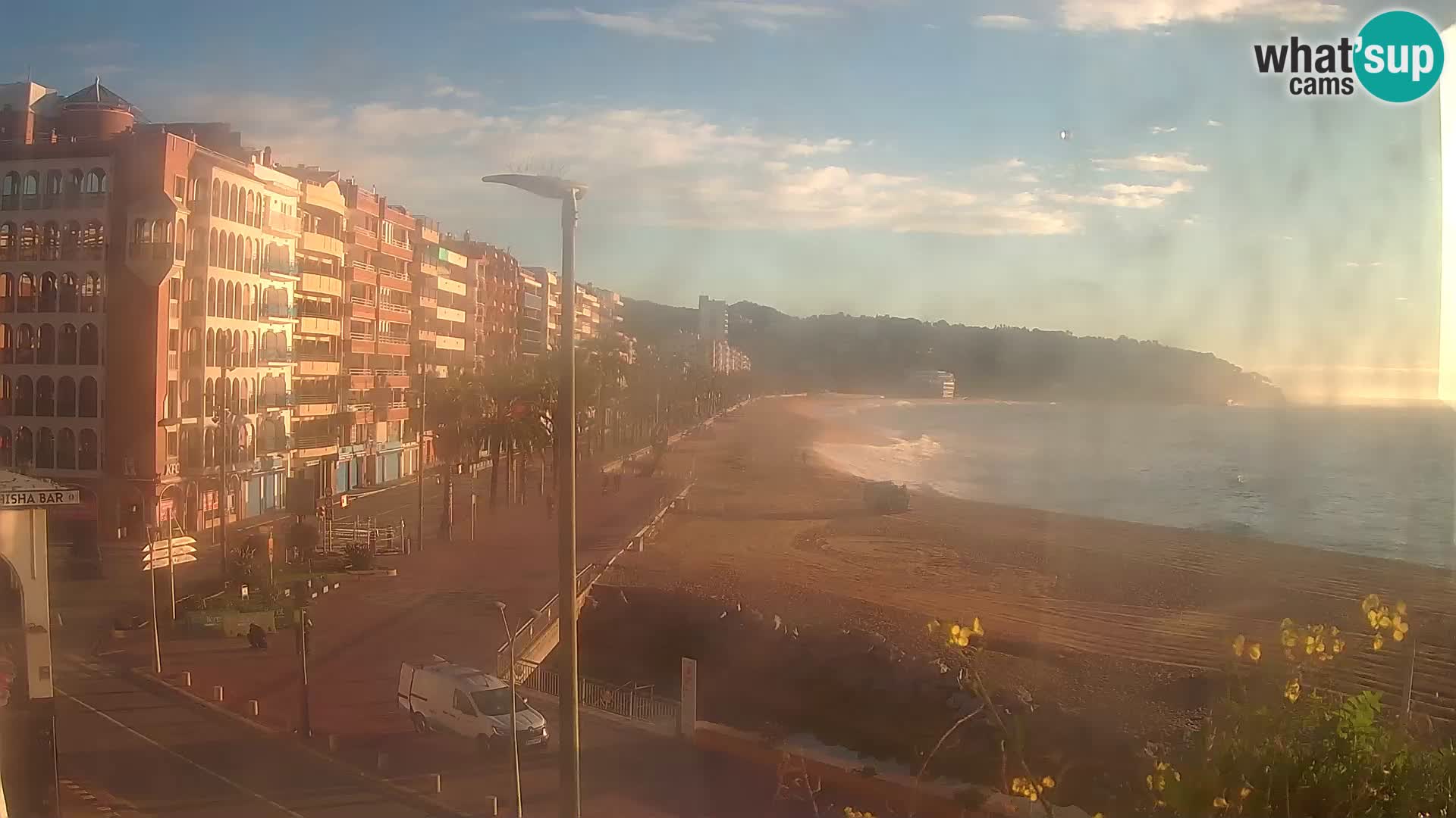 Webcam Lloret de Mar – the main beach – – Costa Brava – Spain