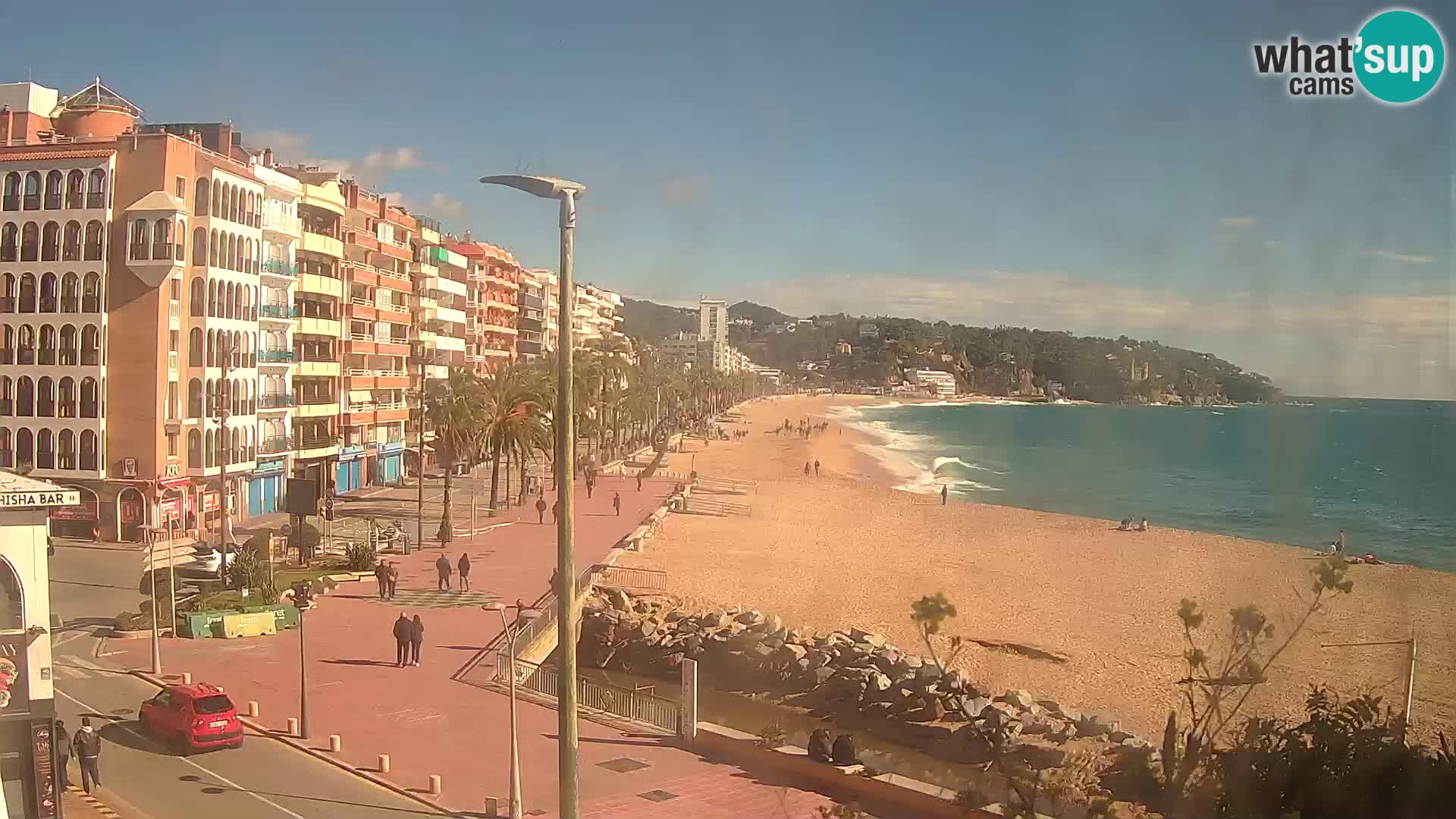 Web kamera Lloret de Mar – plaža
