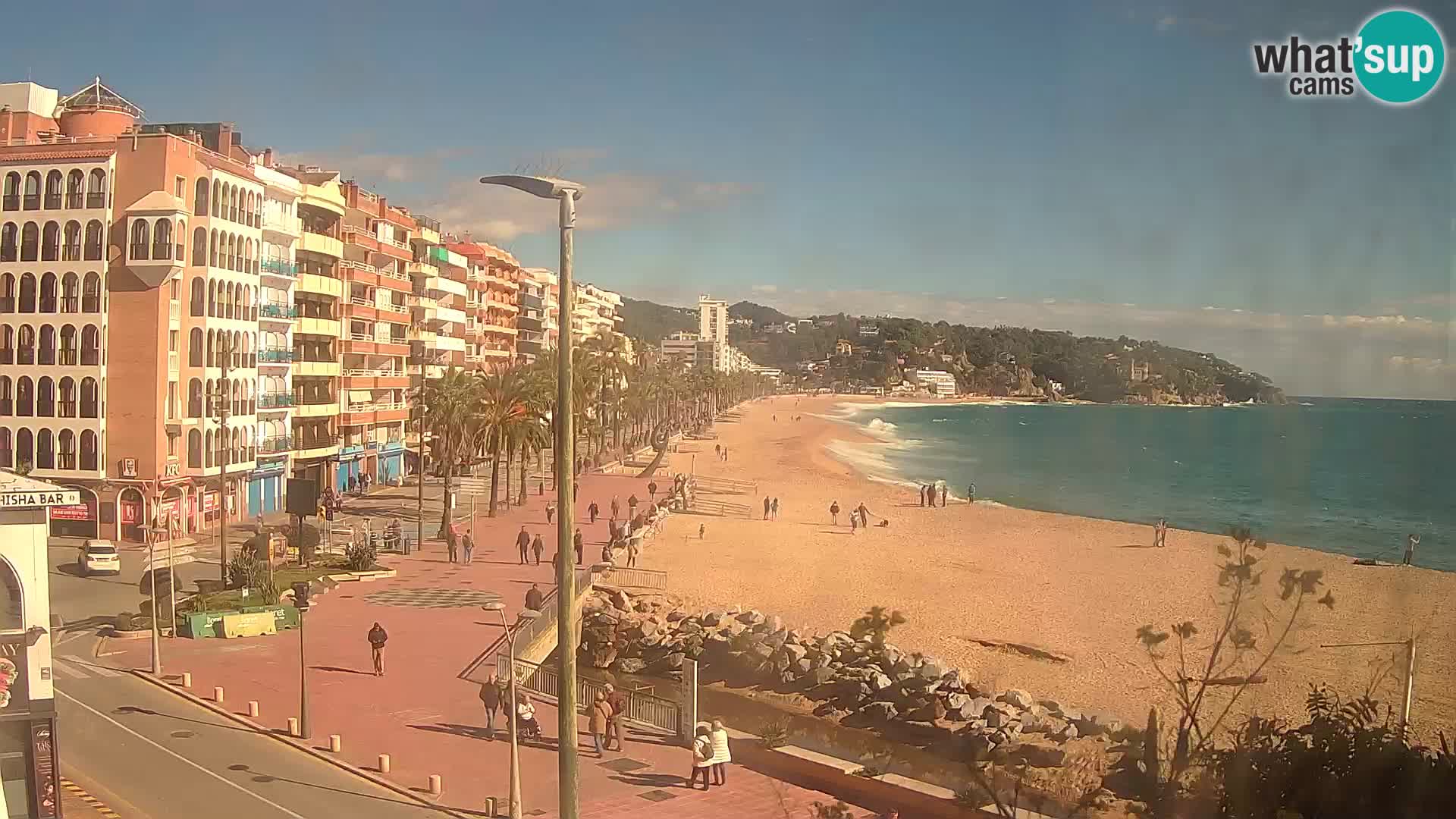 Web kamera Lloret de Mar – plaža