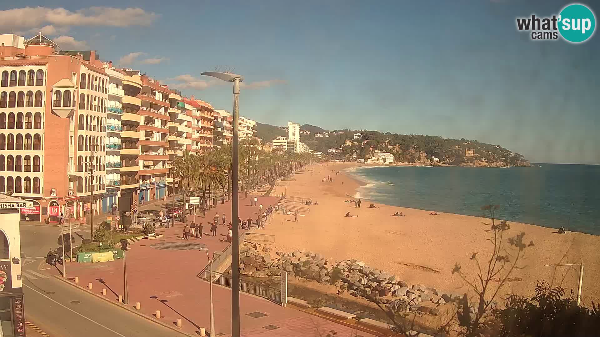 Web kamera Lloret de Mar – plaža