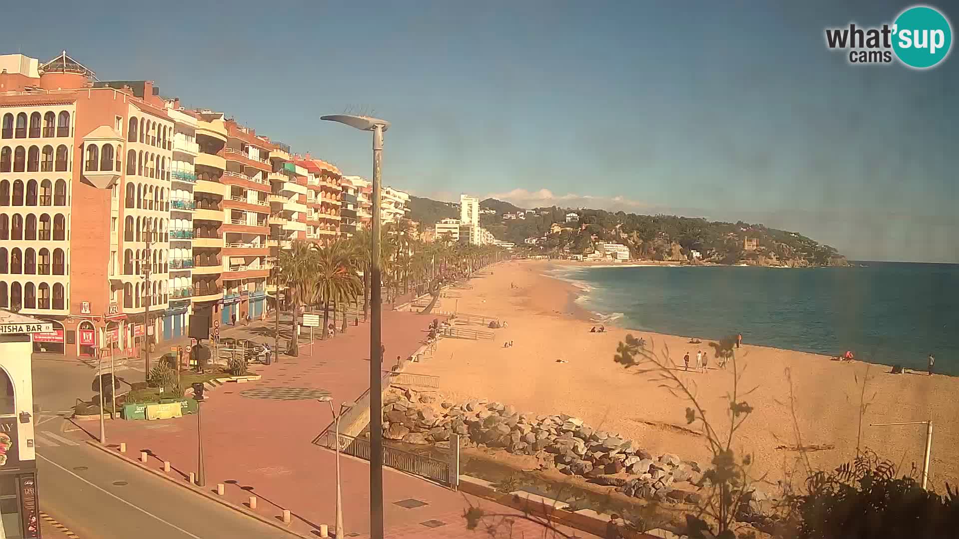 Web kamera Lloret de Mar – plaža