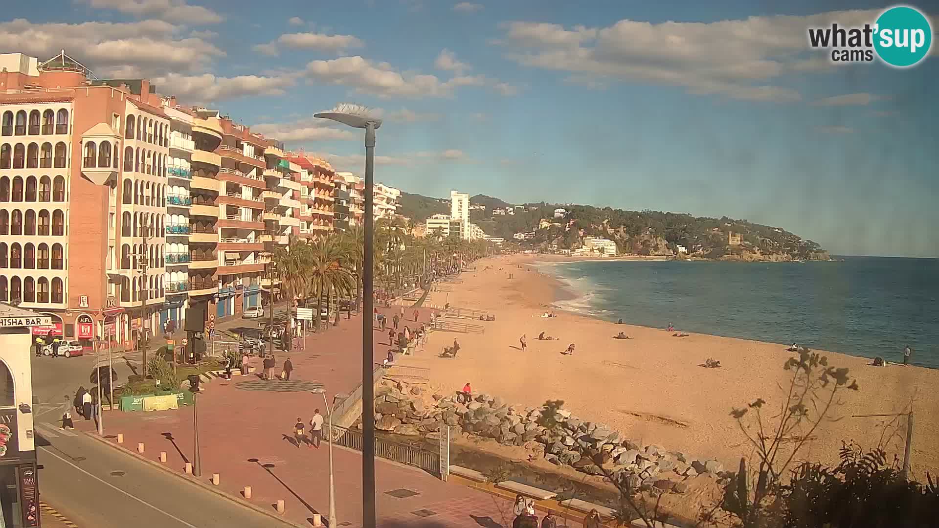 Web kamera Lloret de Mar – glavna plaža