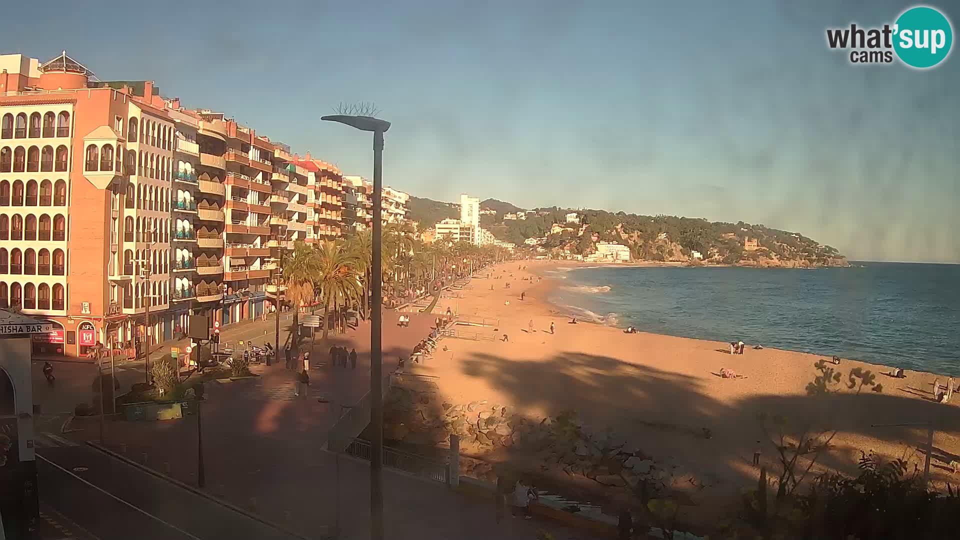 Webcam Lloret de Mar – the main beach – – Costa Brava – Spain