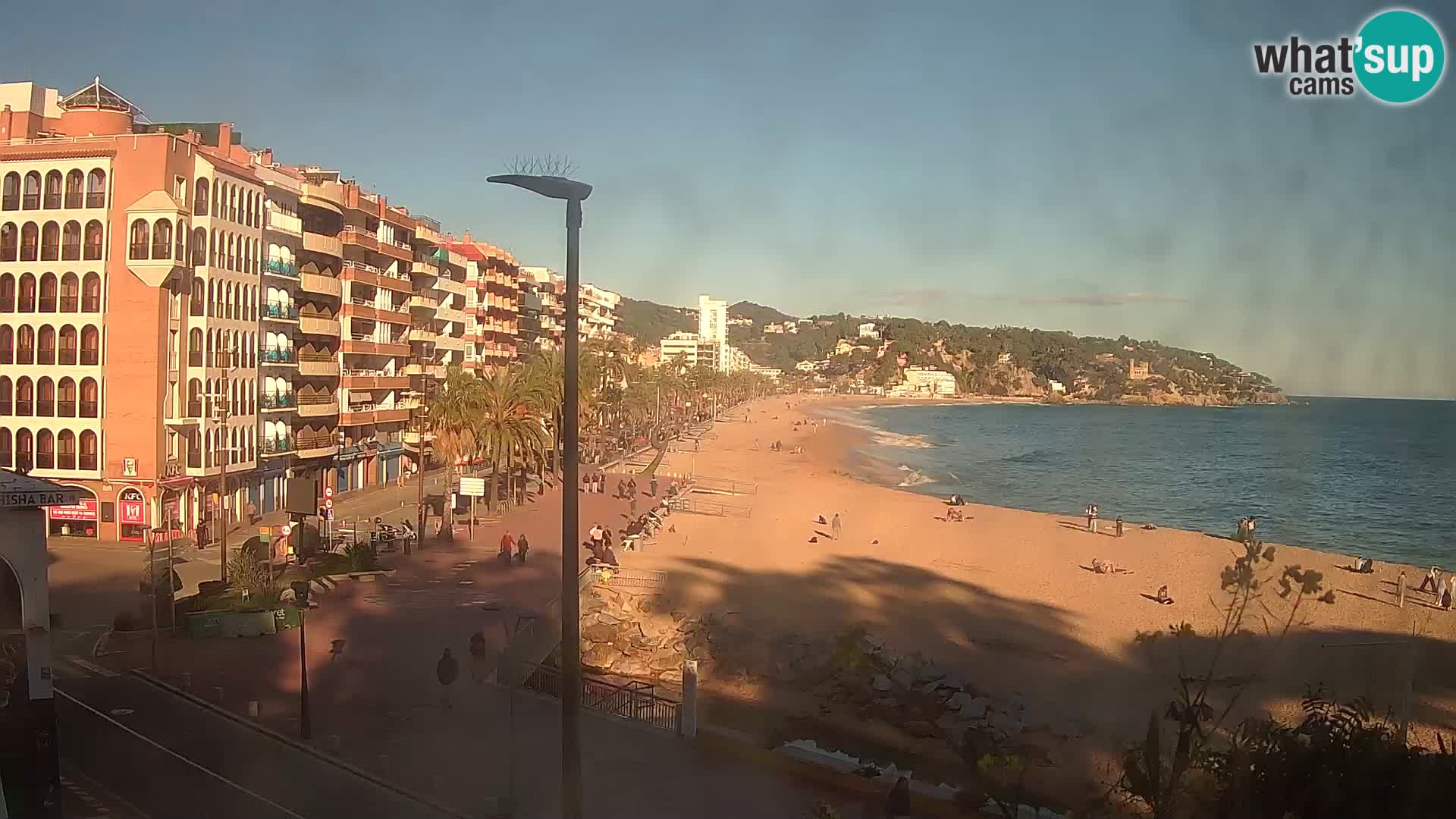 Webcam Lloret de Mar – the main beach – – Costa Brava – Spain