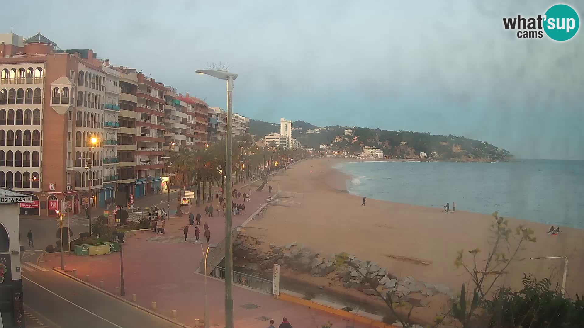 Webcam Lloret de Mar – the main beach – – Costa Brava – Spain