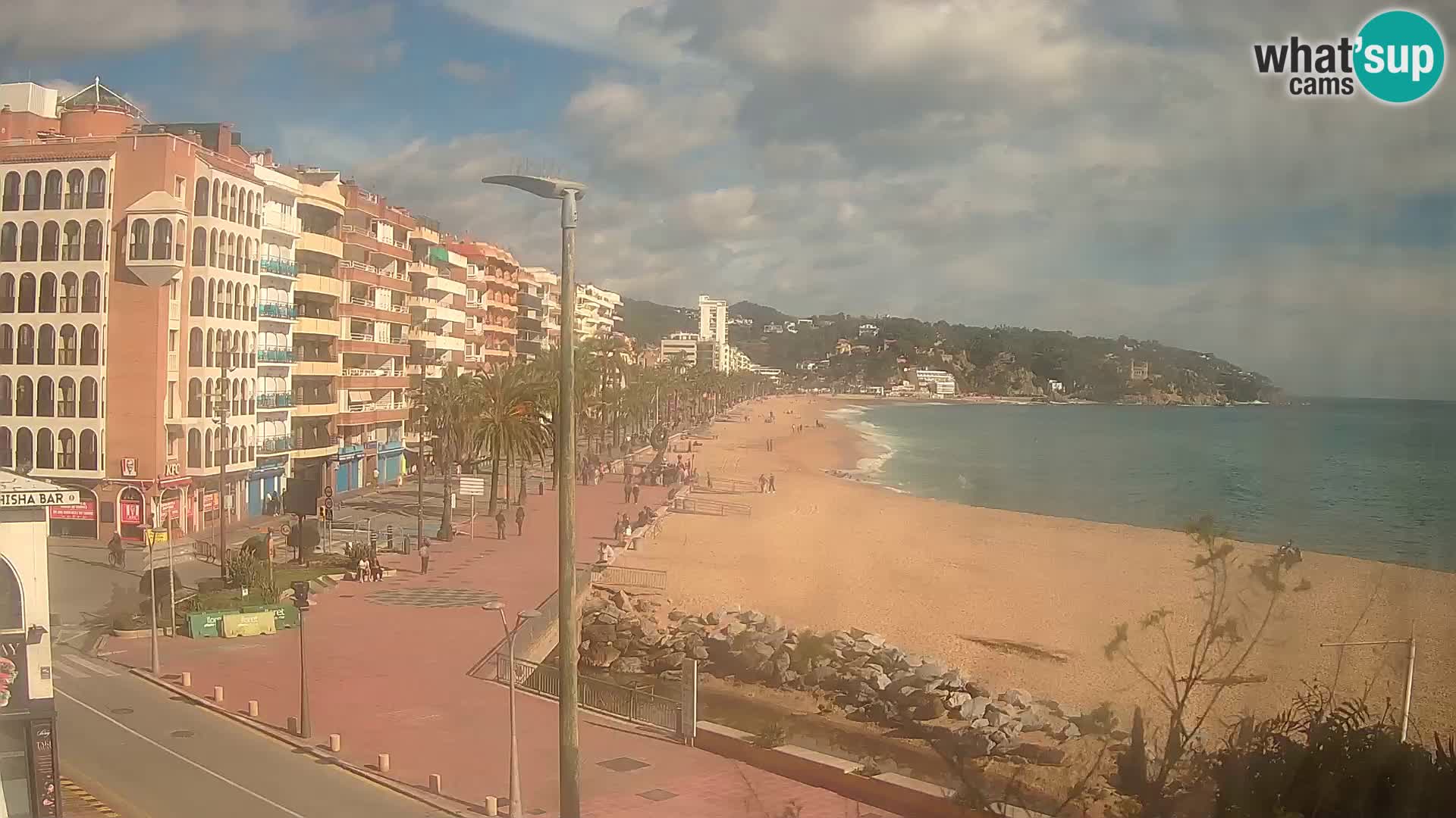 Webcam Lloret de Mar – the main beach – – Costa Brava – Spain