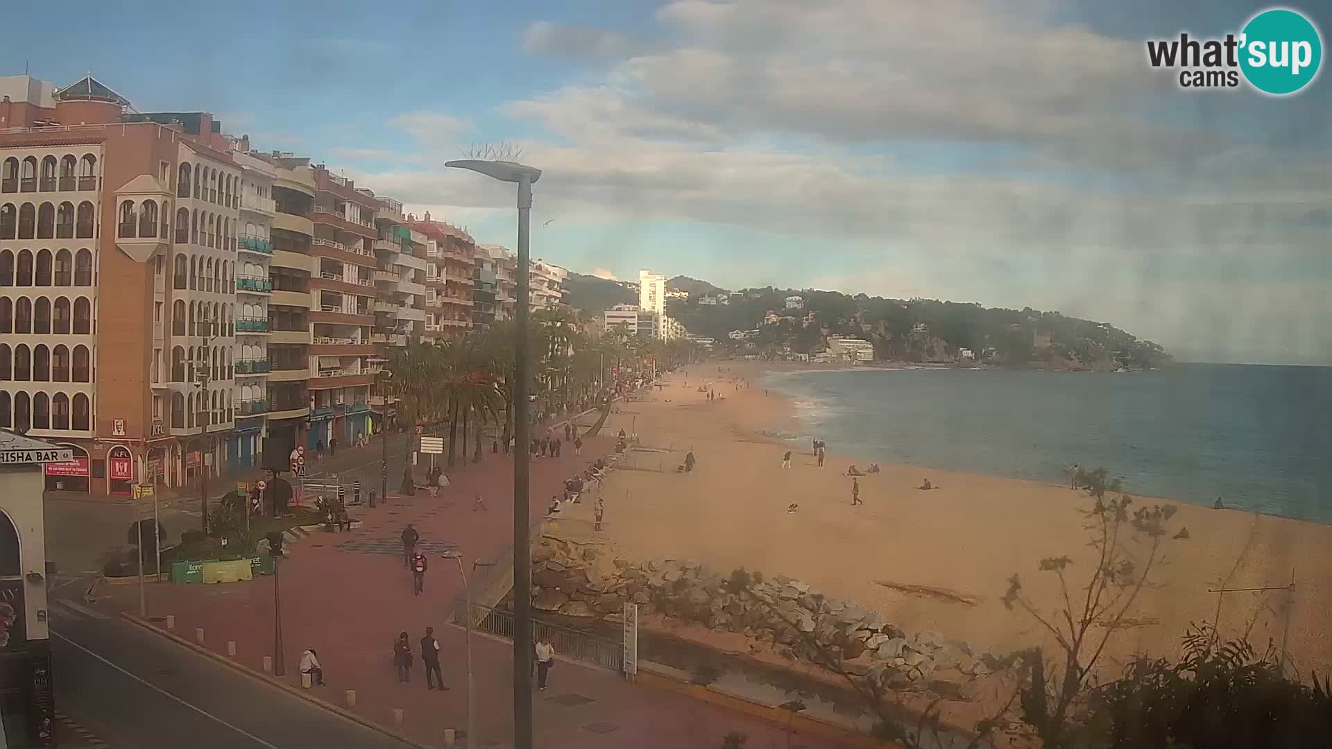 Web kamera Lloret de Mar – plaža