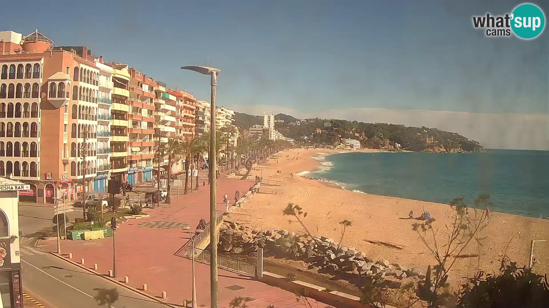 Web kamera Lloret de Mar – plaža
