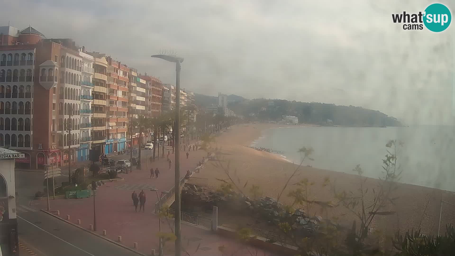 Webcam Lloret de Mar – the main beach – – Costa Brava – Spain