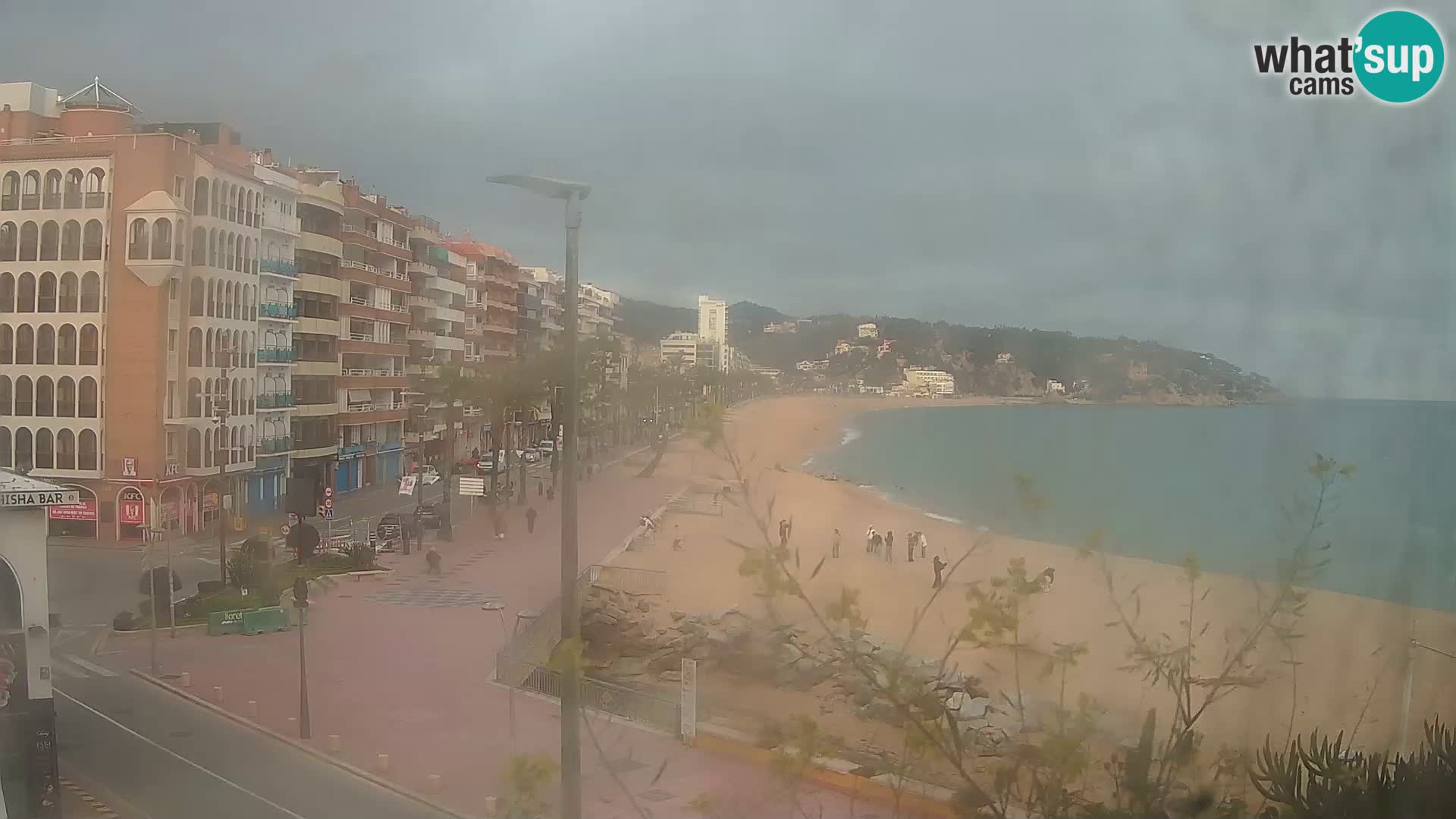Webcam Lloret de Mar – the main beach – – Costa Brava – Spain