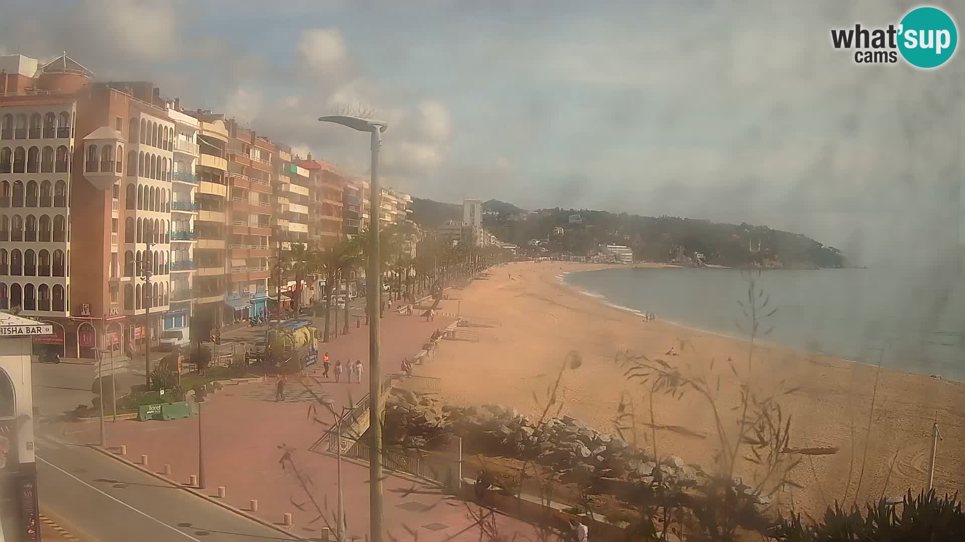 Webcam Lloret de Mar – the main beach – – Costa Brava – Spain