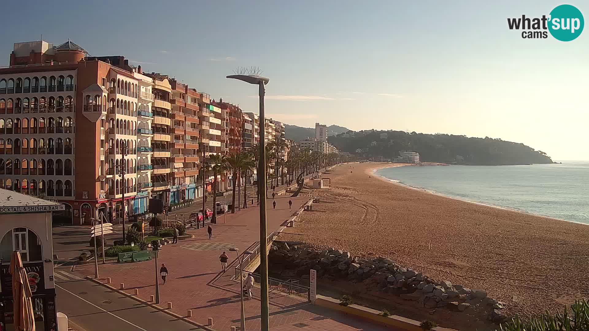 Webcam Lloret de Mar – the main beach – – Costa Brava – Spain