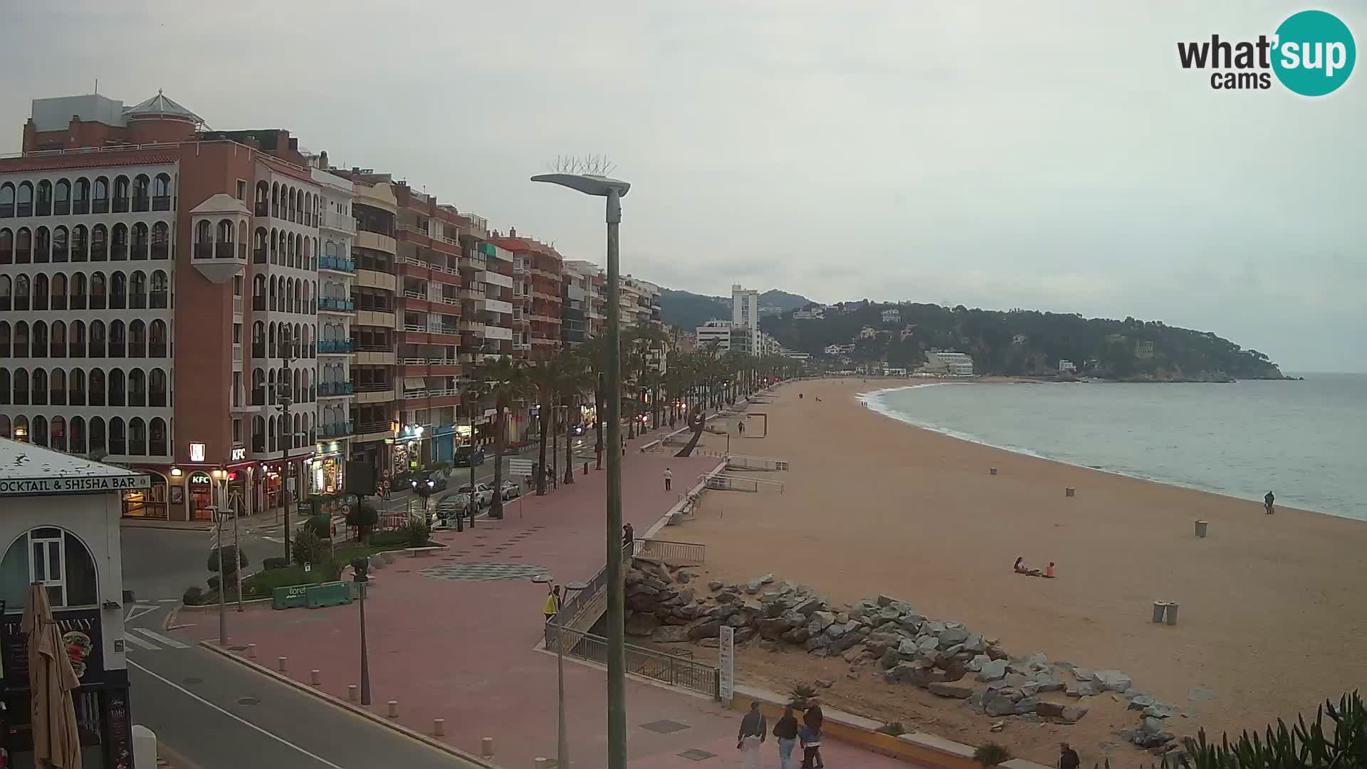 Webcam Lloret de Mar – the main beach – – Costa Brava – Spain