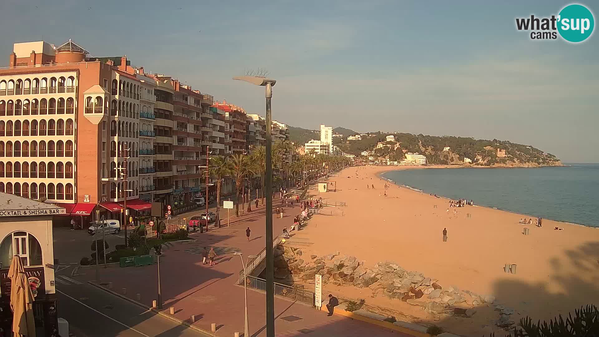 Web kamera Lloret de Mar – plaža