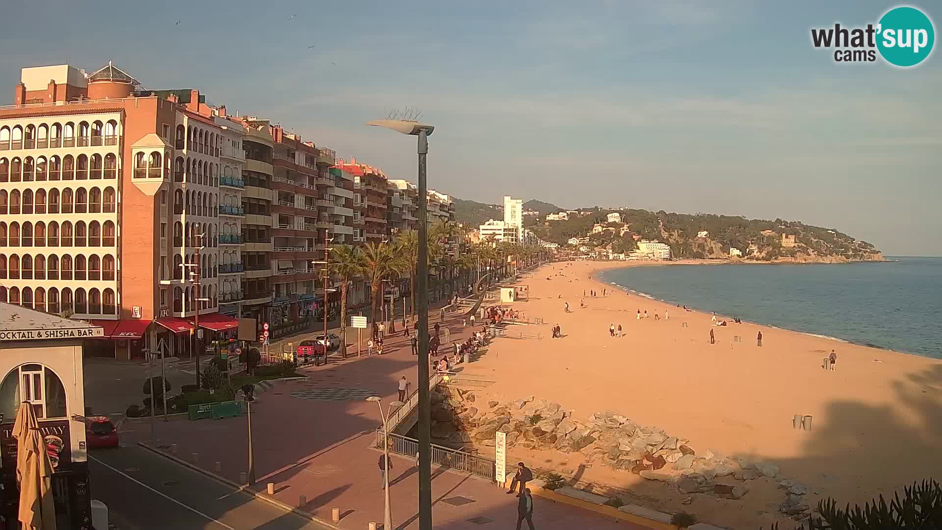 Web kamera Lloret de Mar – plaža