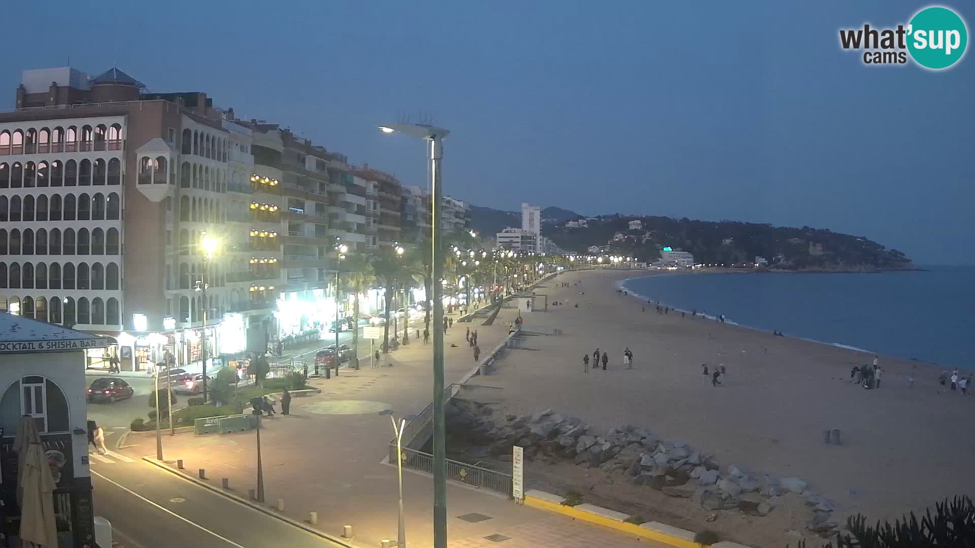 Web kamera Lloret de Mar – plaža
