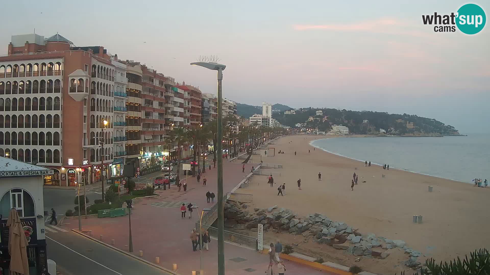 Web kamera Lloret de Mar – plaža