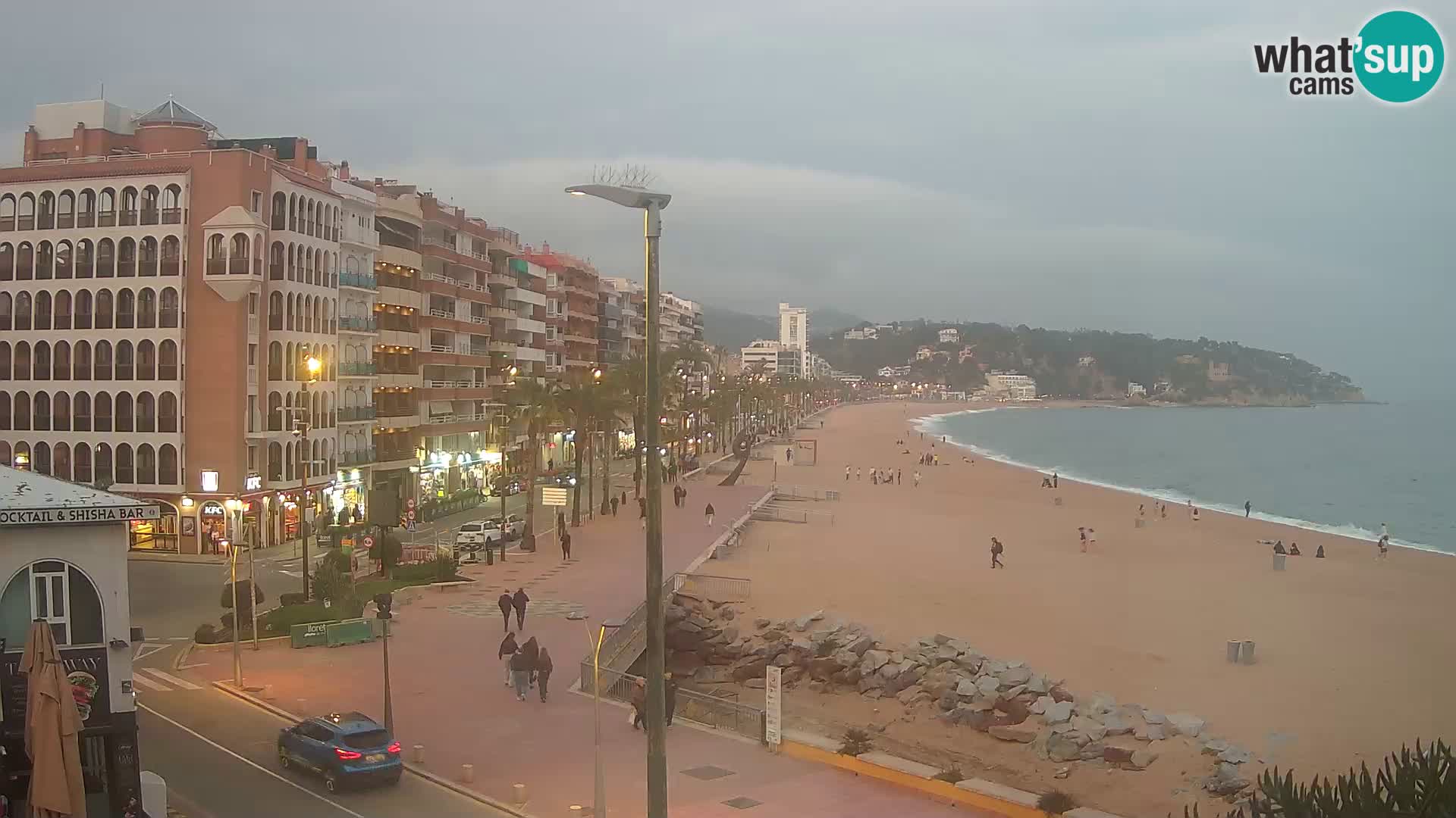 Webcam Lloret de Mar – the main beach – – Costa Brava – Spain