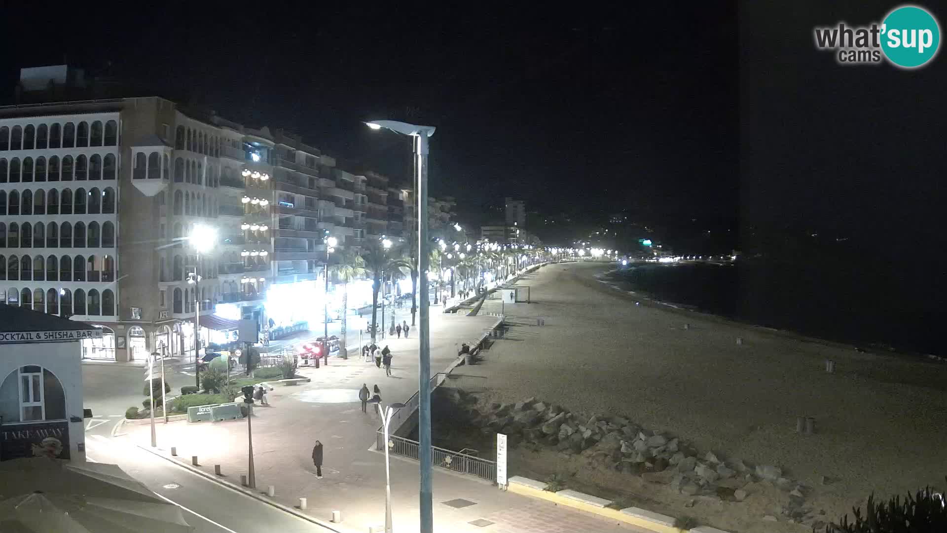 Webcam Lloret de Mar – the main beach – – Costa Brava – Spain
