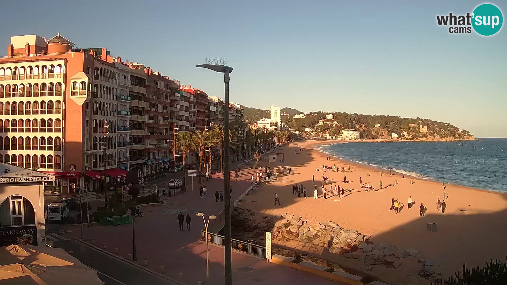 Web kamera Lloret de Mar – plaža