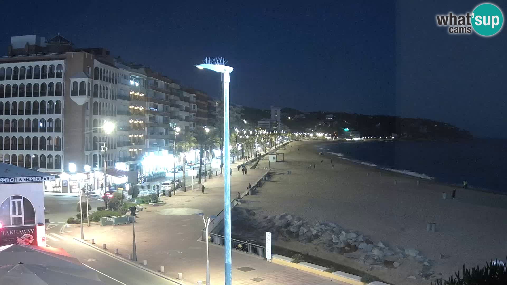 Webcam Lloret de Mar – the main beach – – Costa Brava – Spain