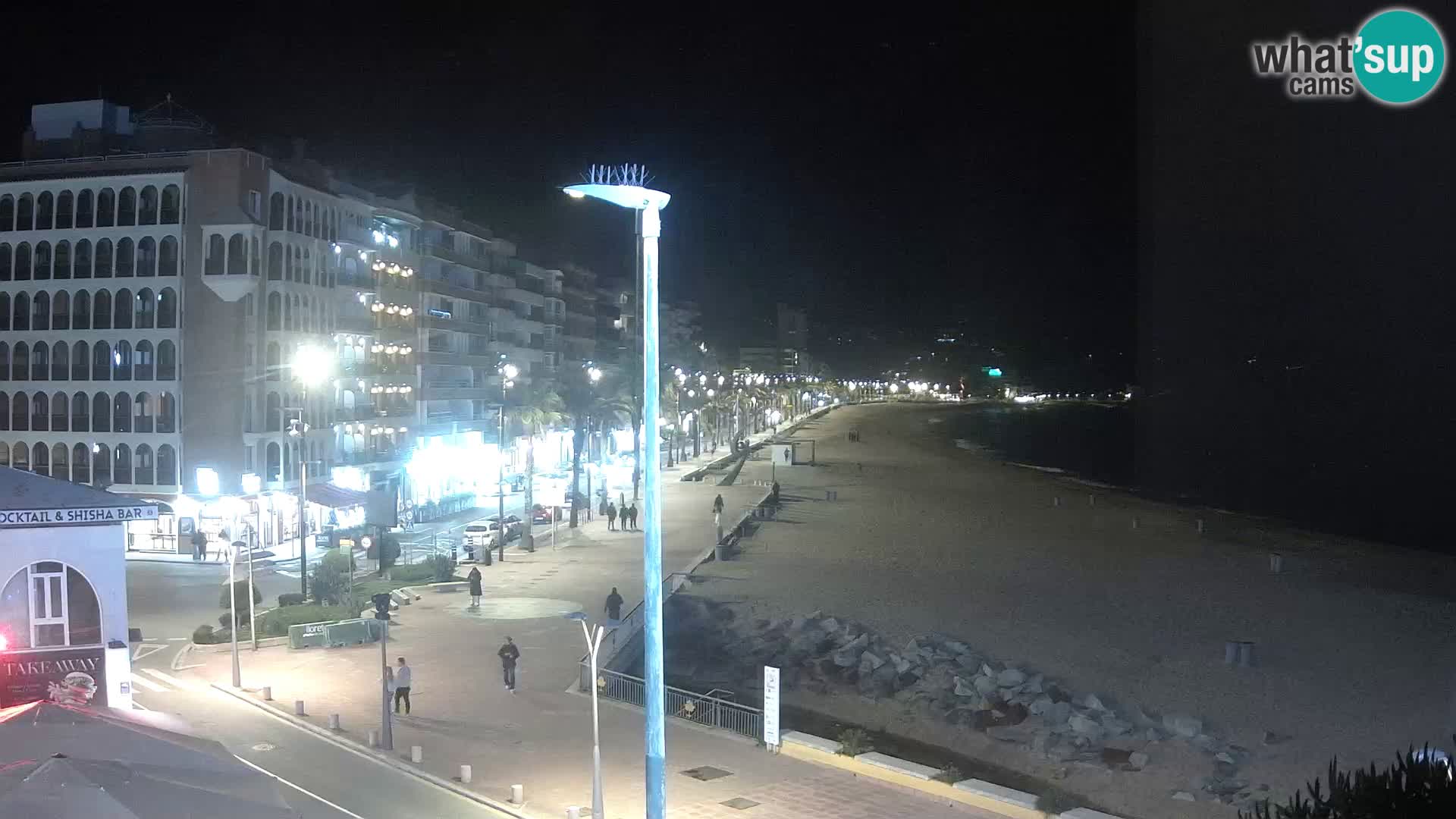 Webcam Lloret de Mar – the main beach – – Costa Brava – Spain