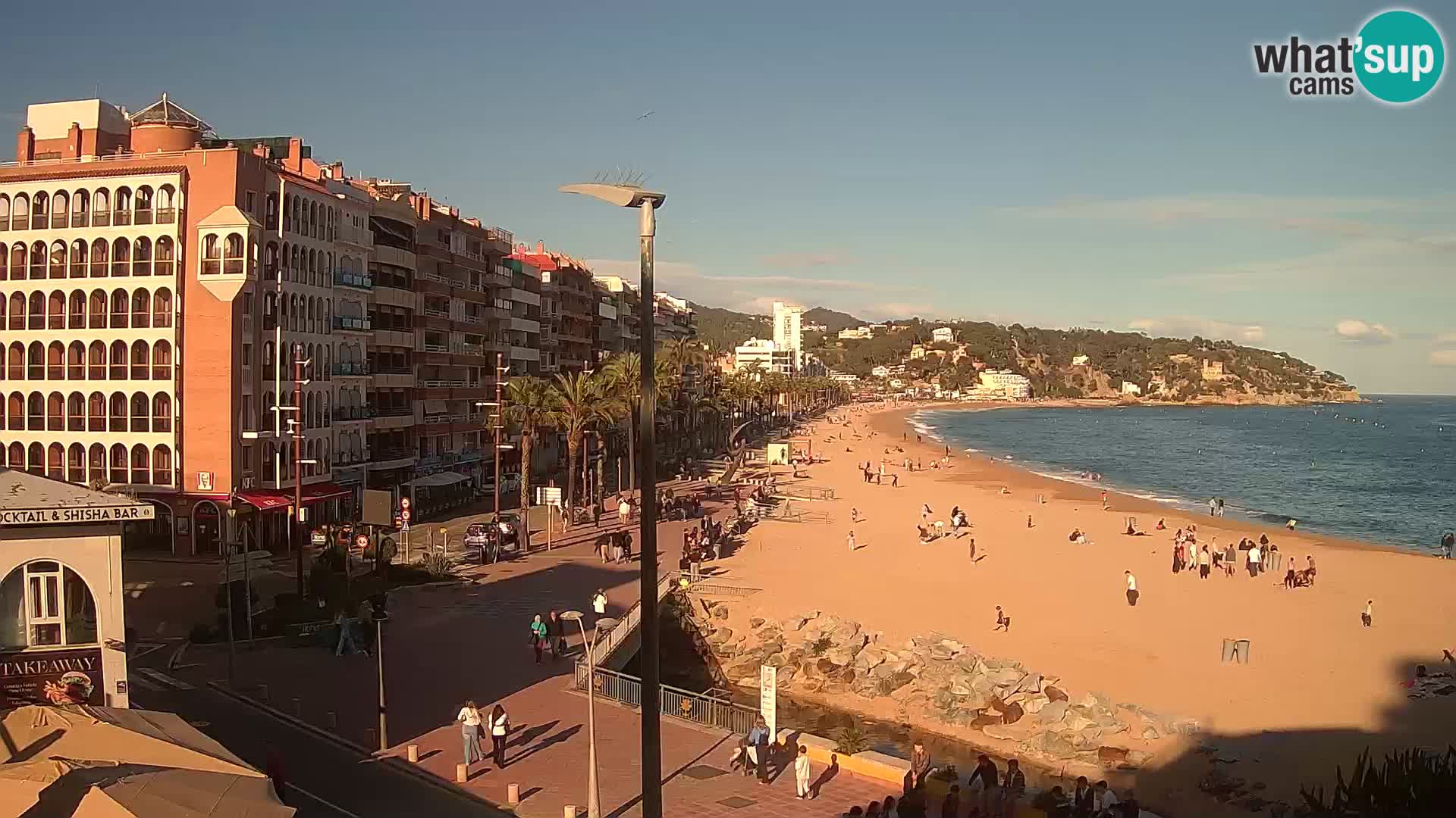 Webcam Lloret de Mar – the main beach – – Costa Brava – Spain