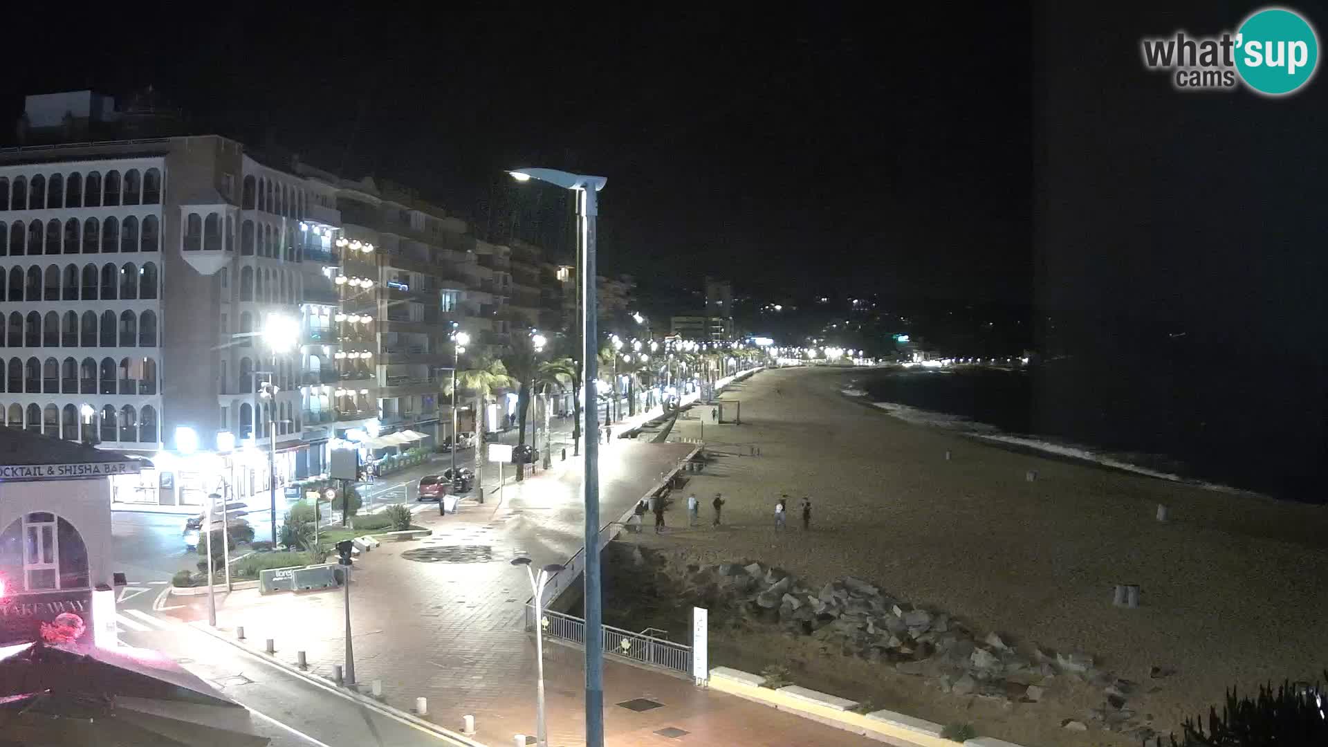 Webcam Lloret de Mar – the main beach – – Costa Brava – Spain